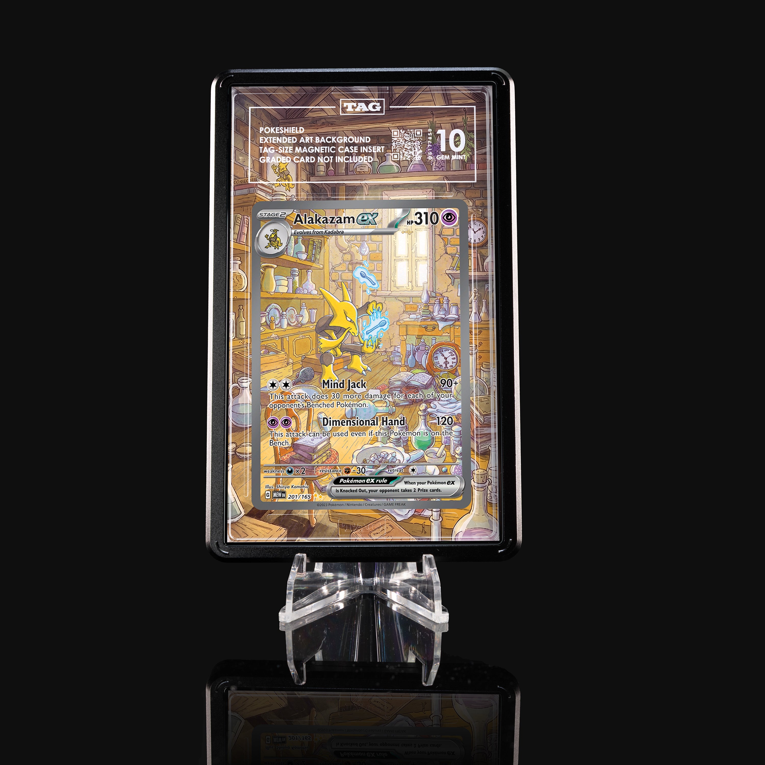 Alakazam ex 201 Extended Art Display