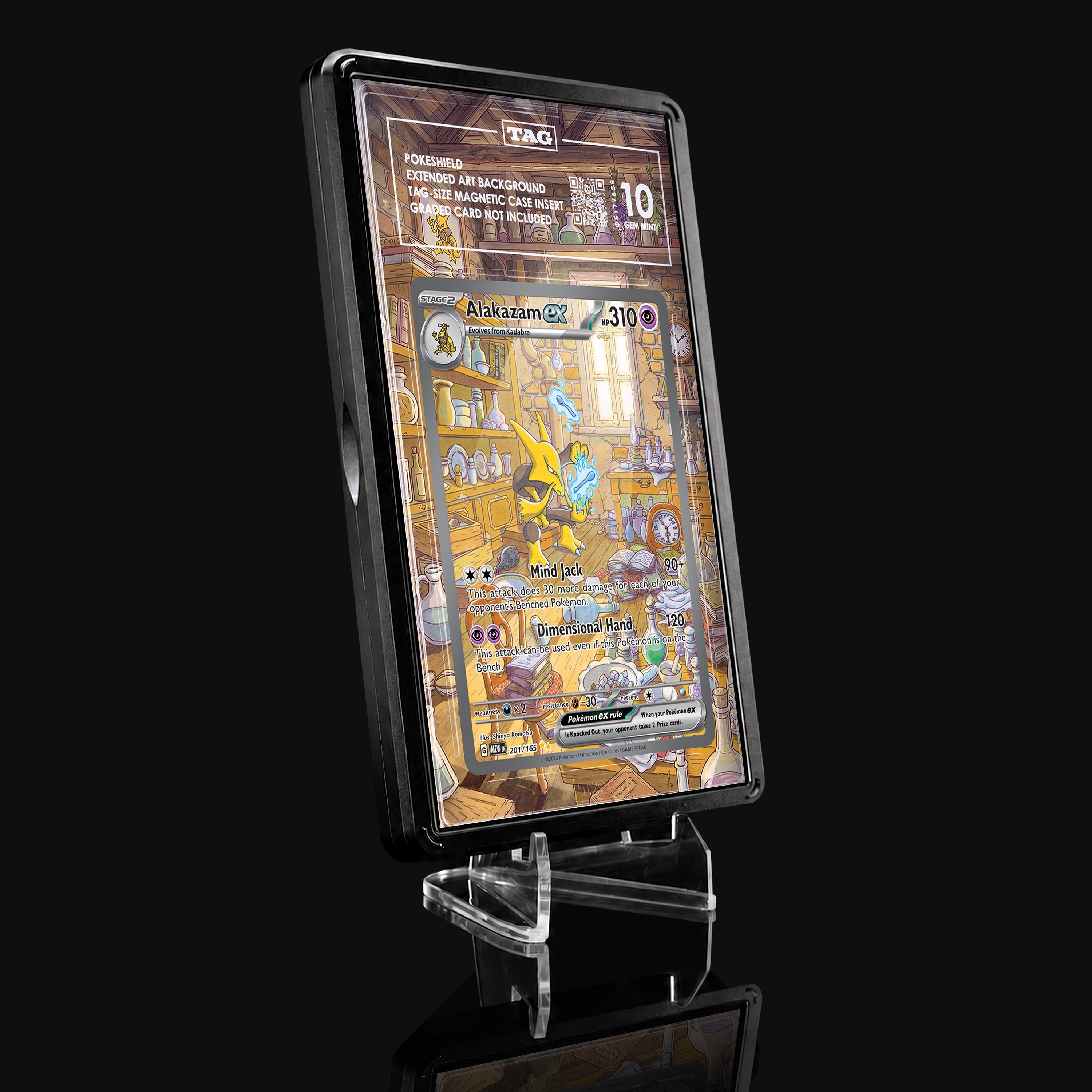 Alakazam ex 201 Extended Art Display