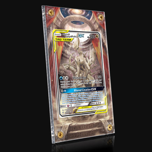Arceus & Dialga & Palkia GX 221 Extended Art Display