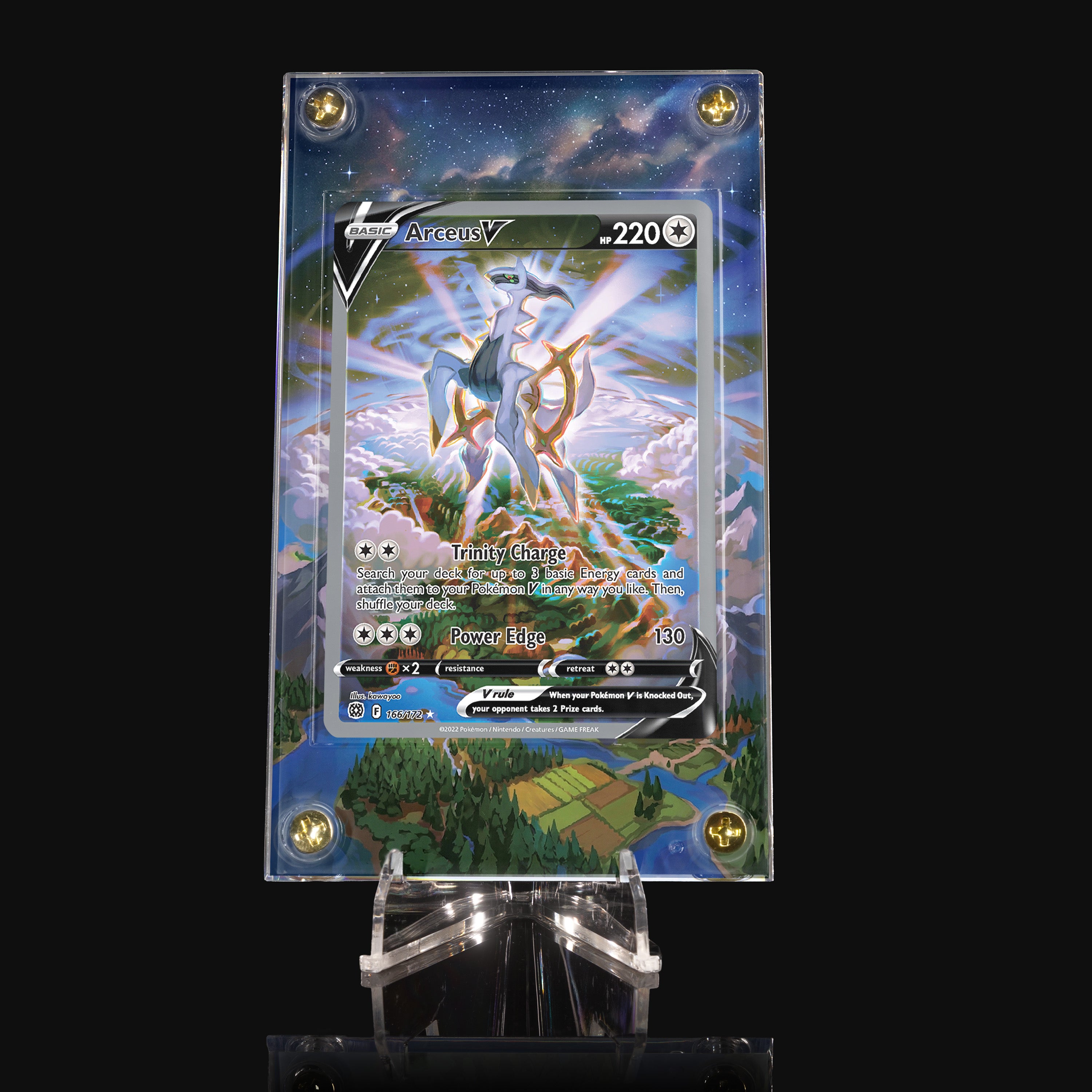 Arceus V 166 Extended Art Display