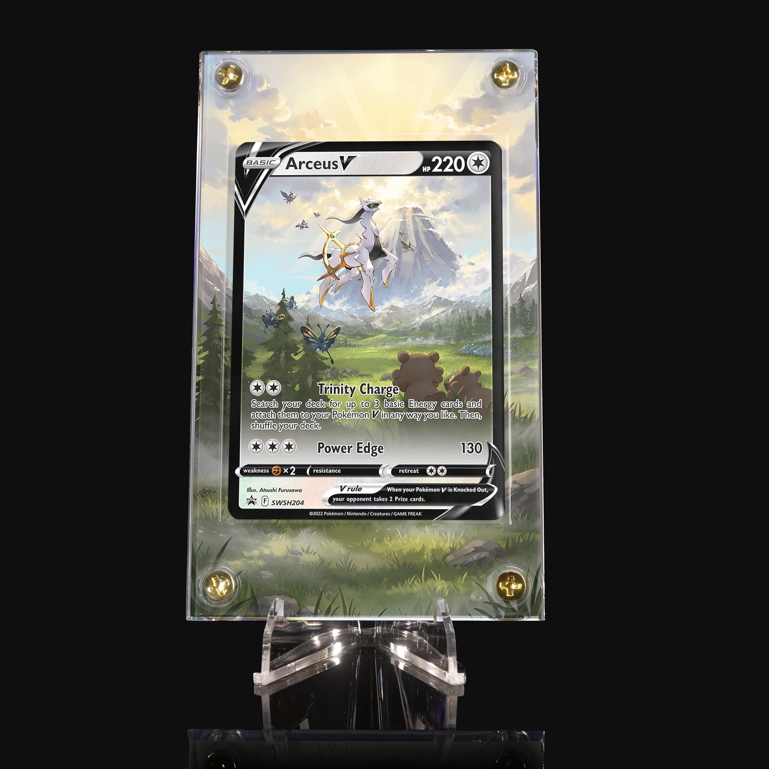 Arceus V SWSH204 Extended Art Display