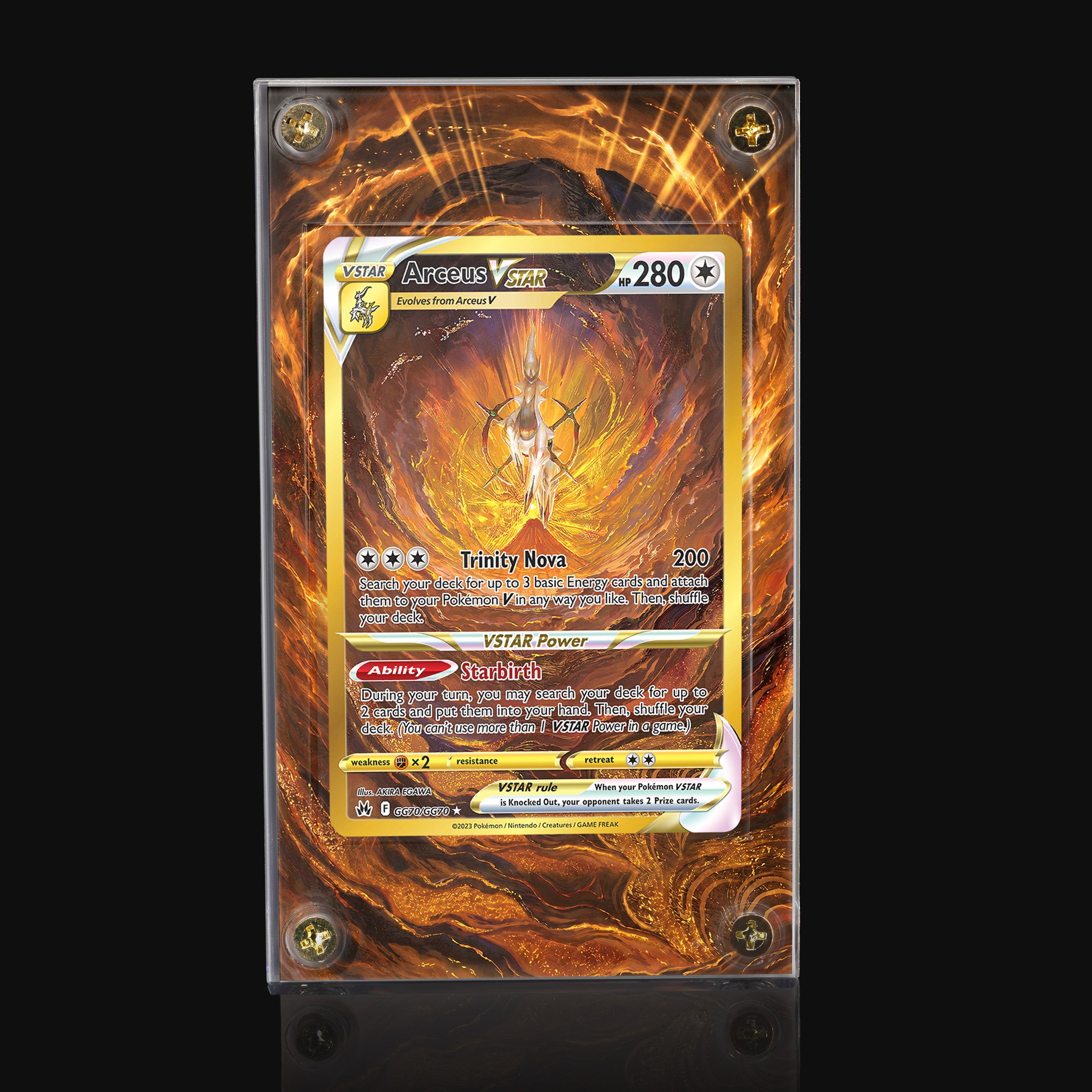 Arceus VSTAR GG70 Extended Art Display