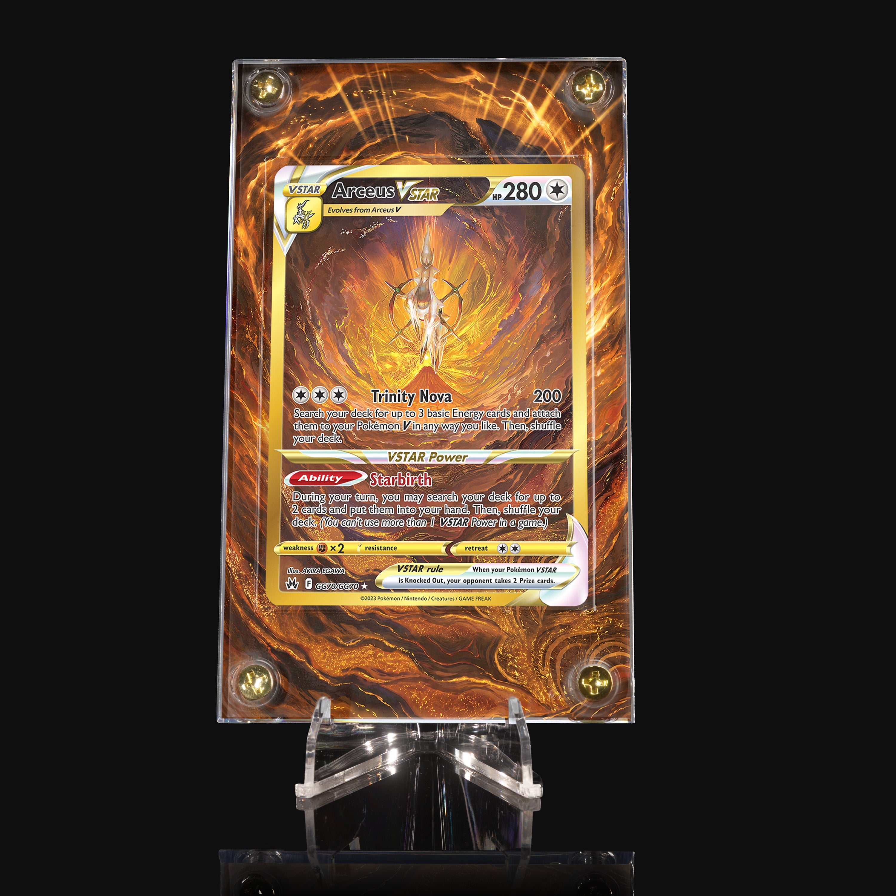 Arceus VSTAR GG70 Extended Art Display