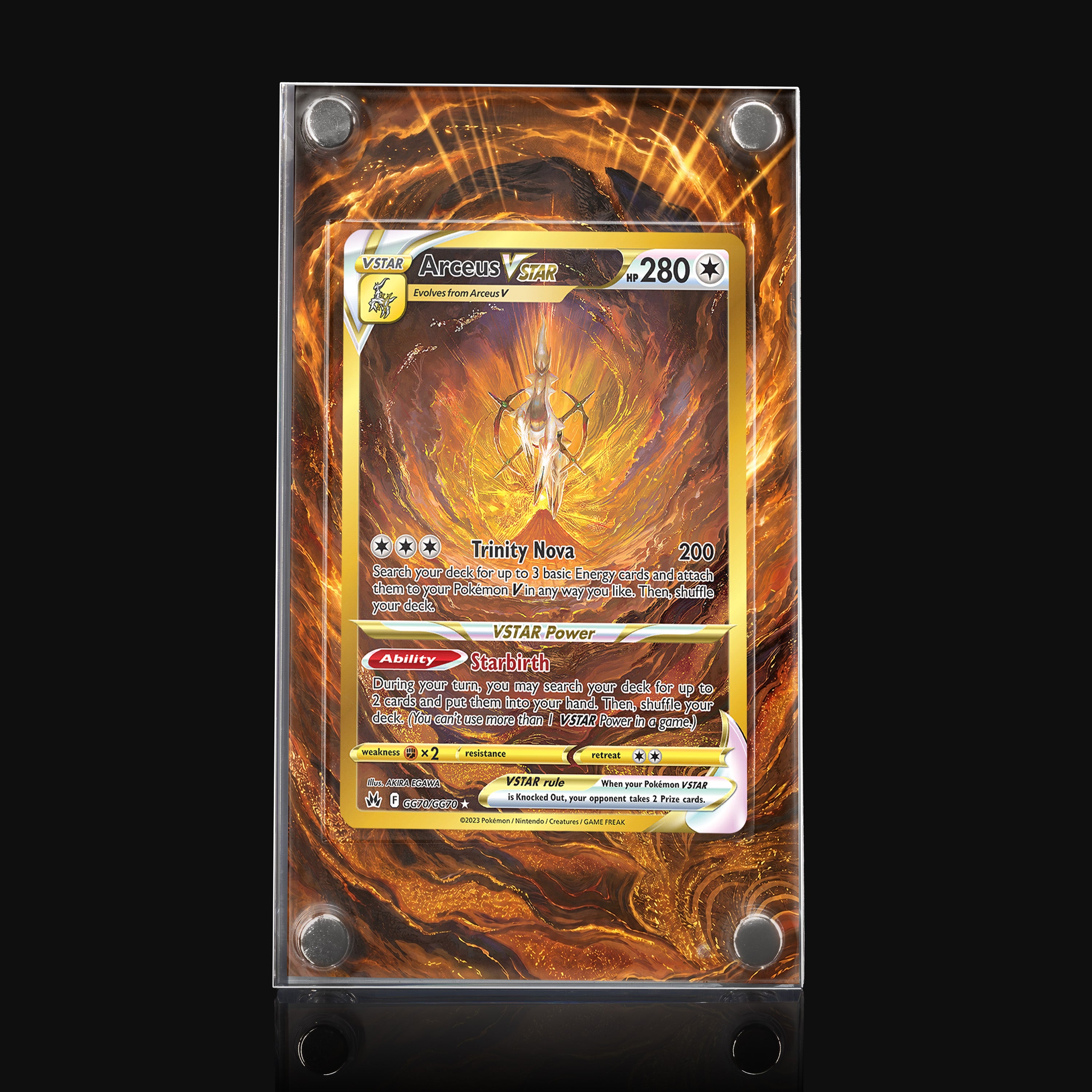 Arceus VSTAR GG70 Extended Art Display