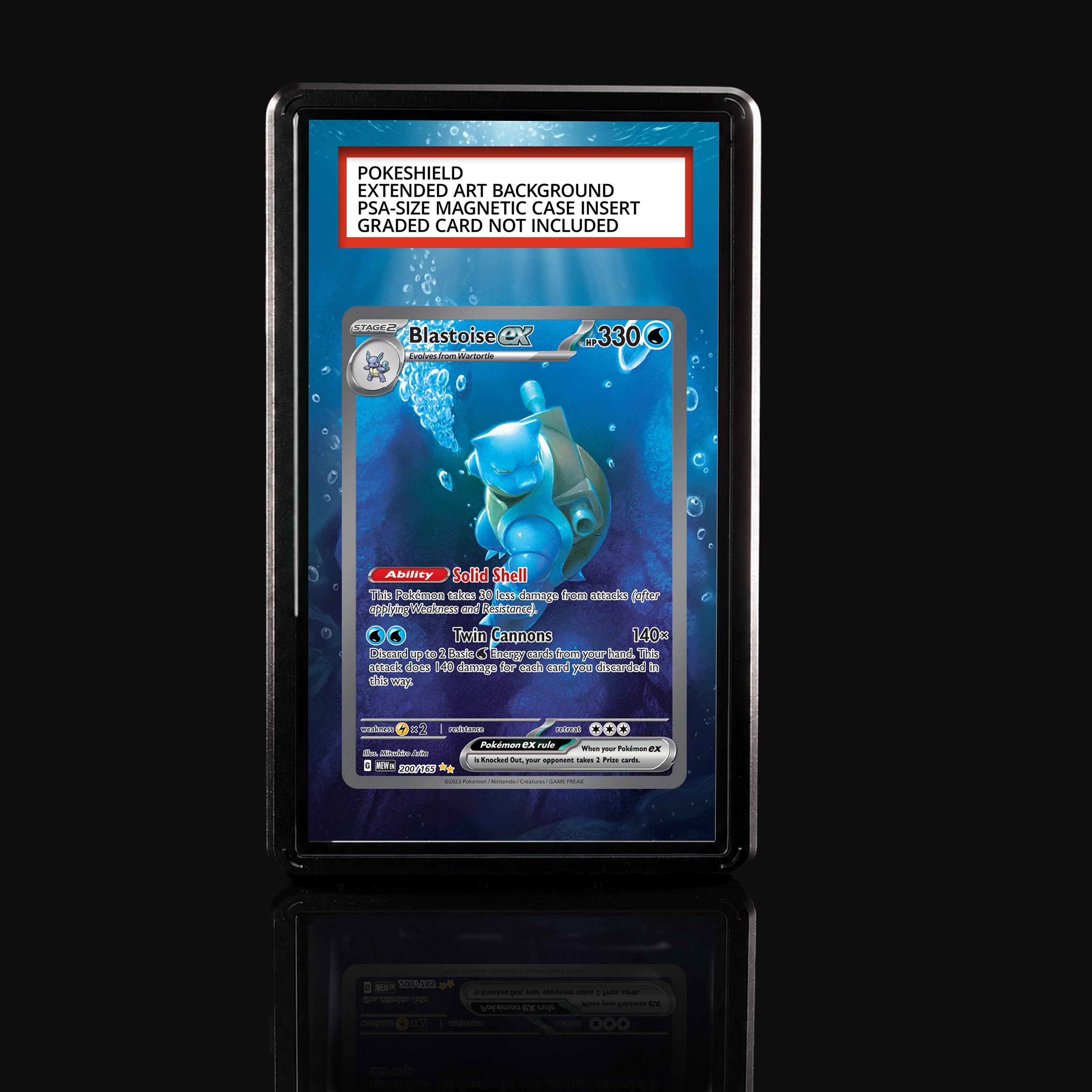 Blastoise ex 200 Extended Art Display