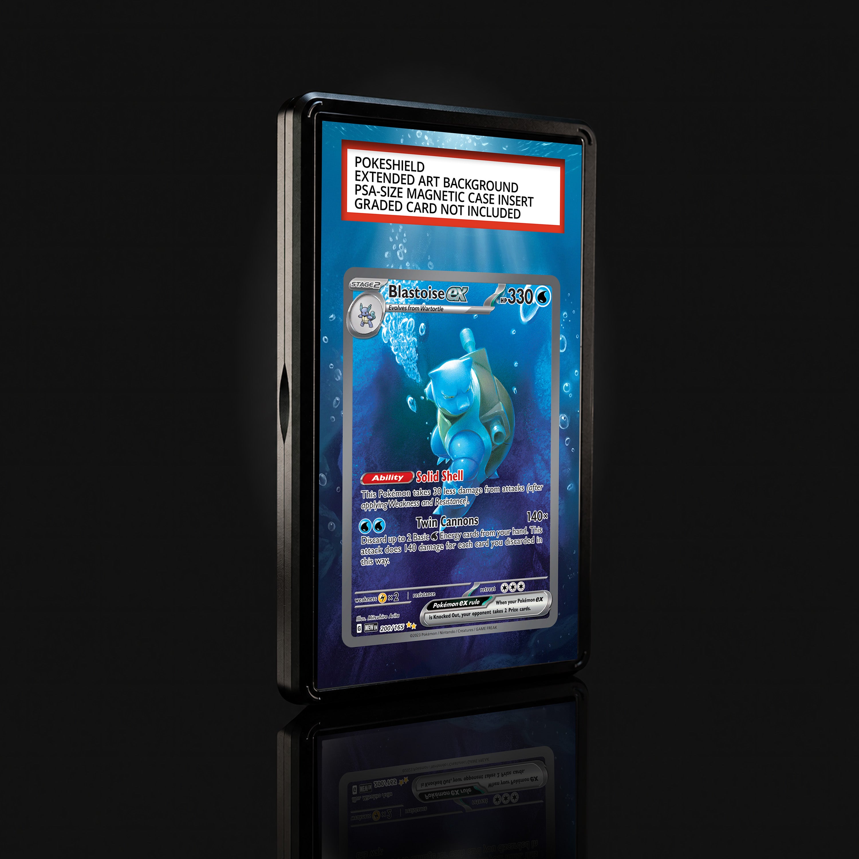 Blastoise ex 200 Extended Art Display
