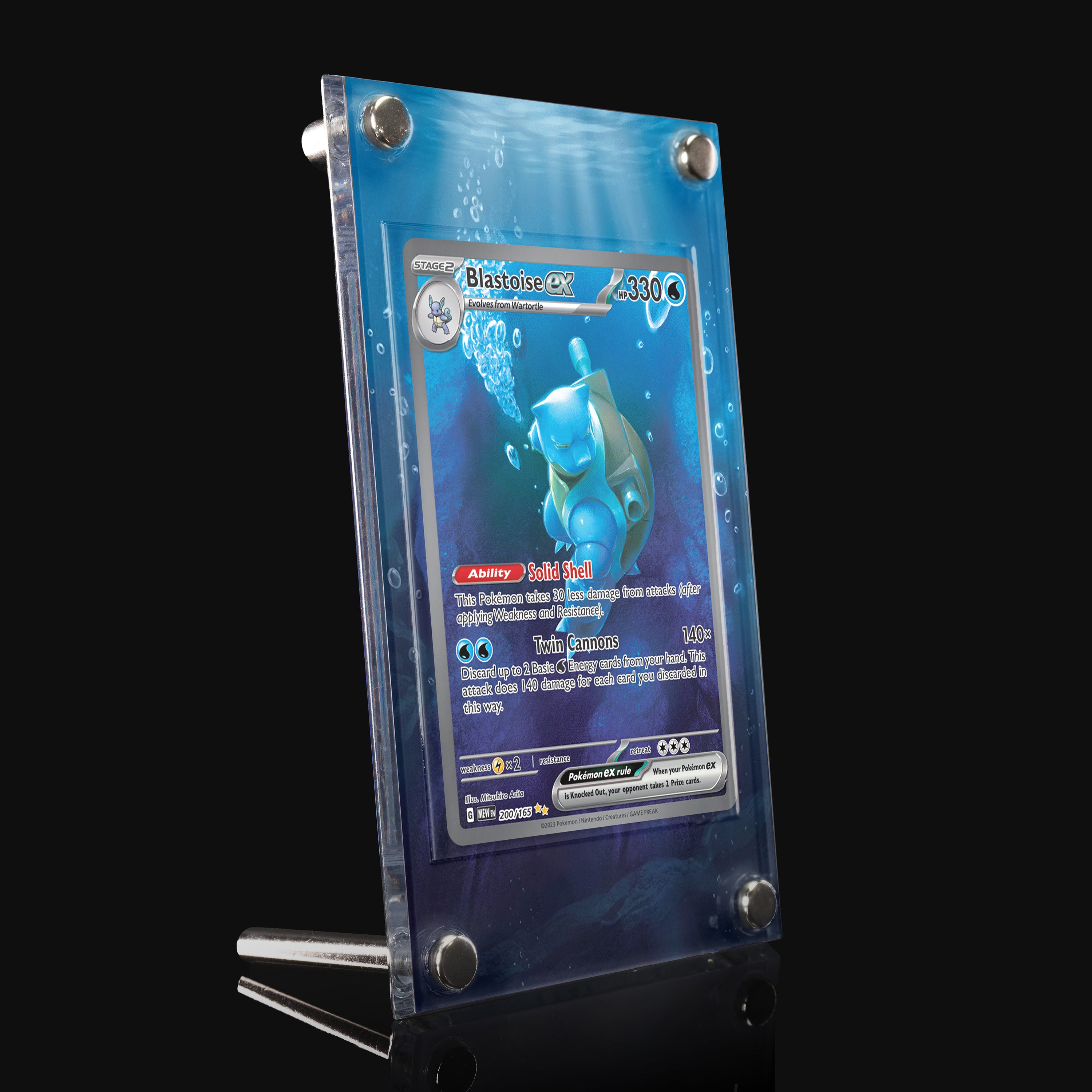 Blastoise ex 200 Extended Art Display