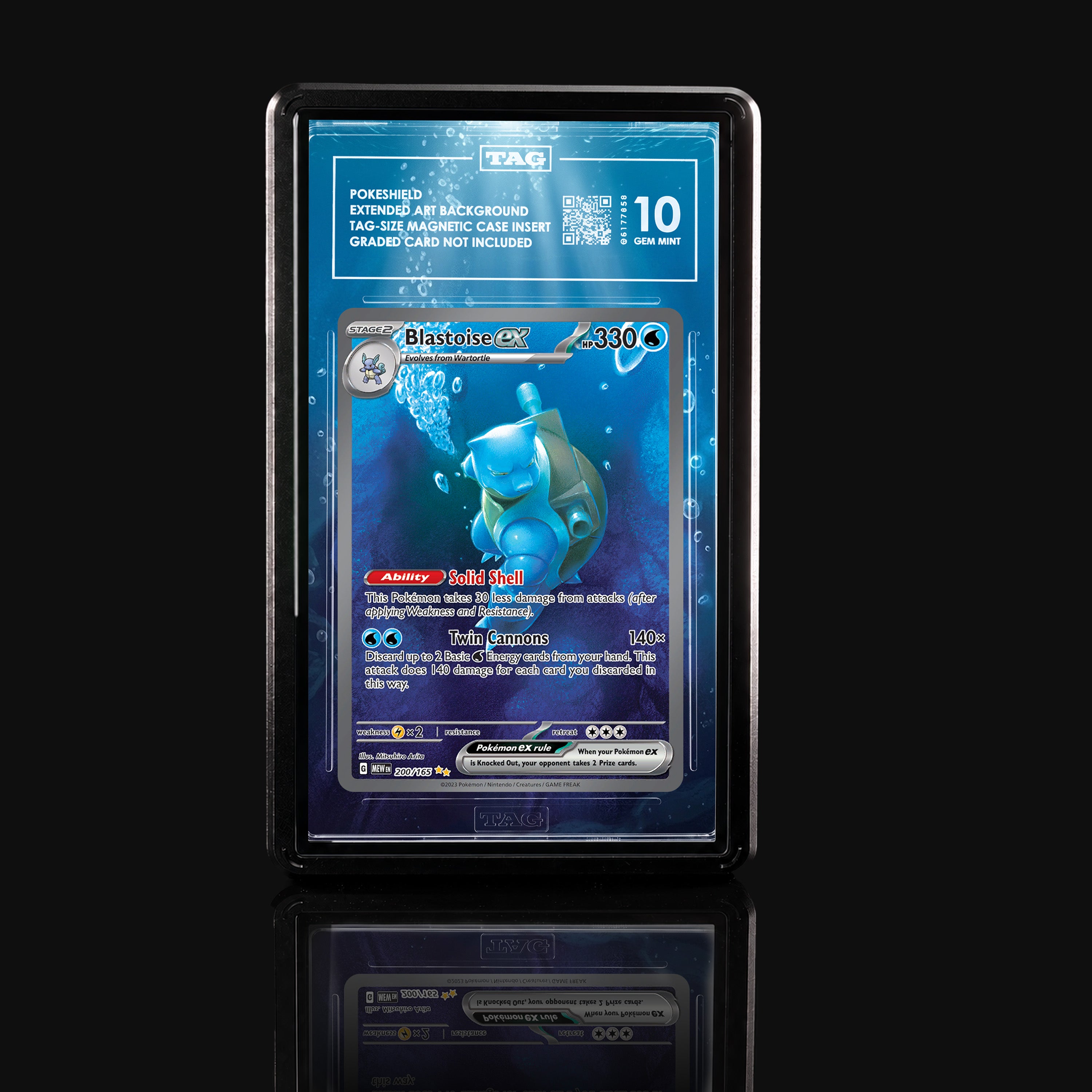 Blastoise ex 200 Extended Art Display