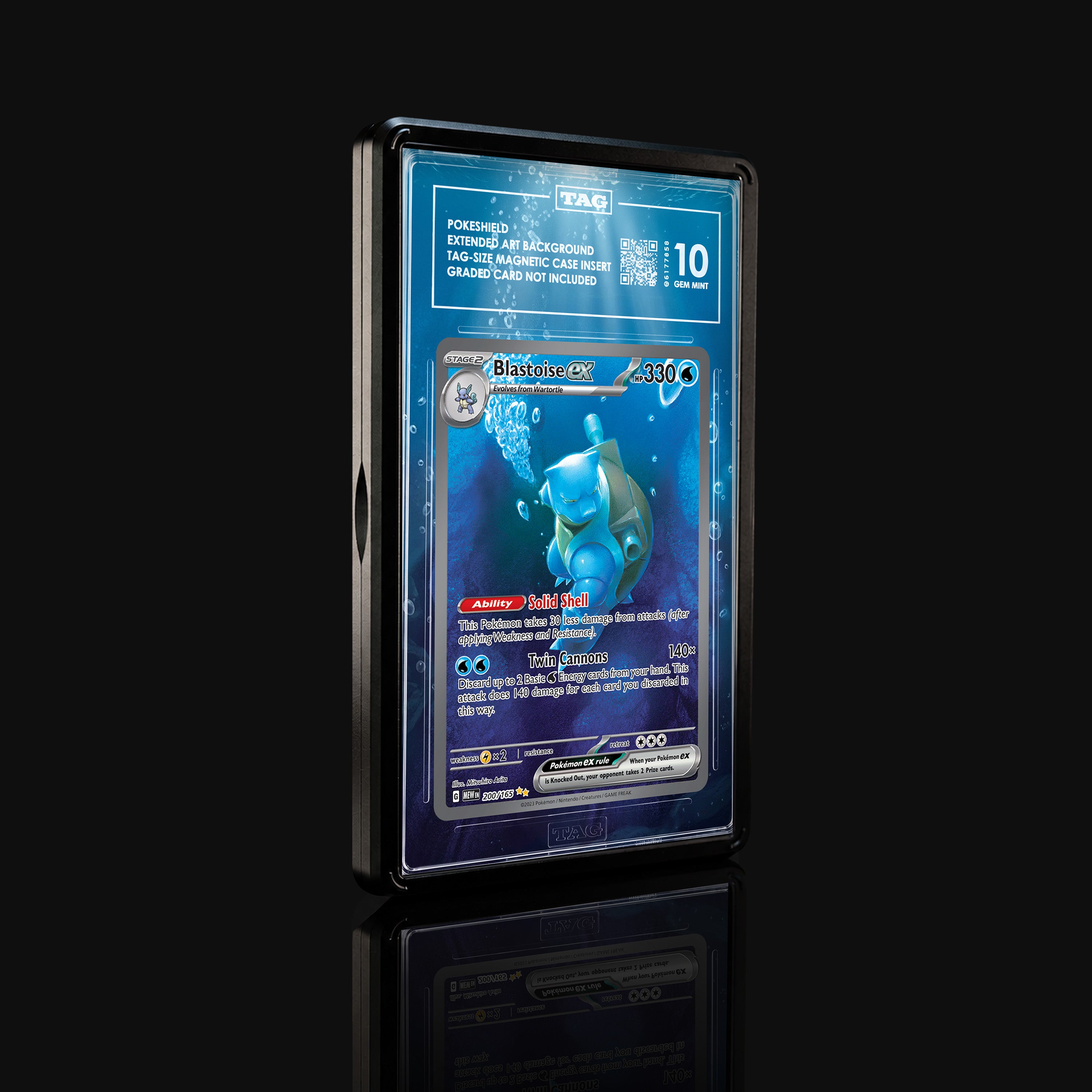 Blastoise ex 200 Extended Art Display