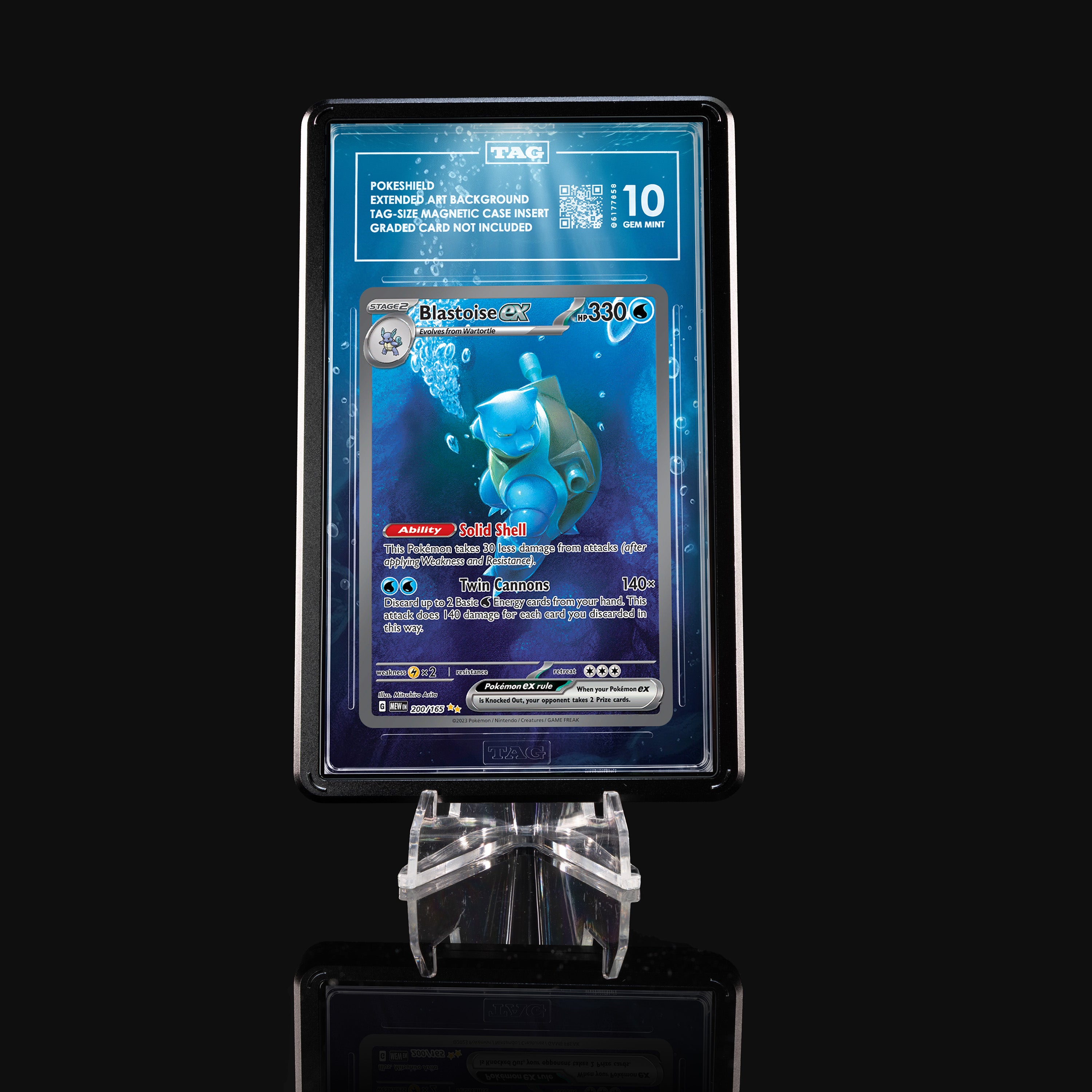 Blastoise ex 200 Extended Art Display
