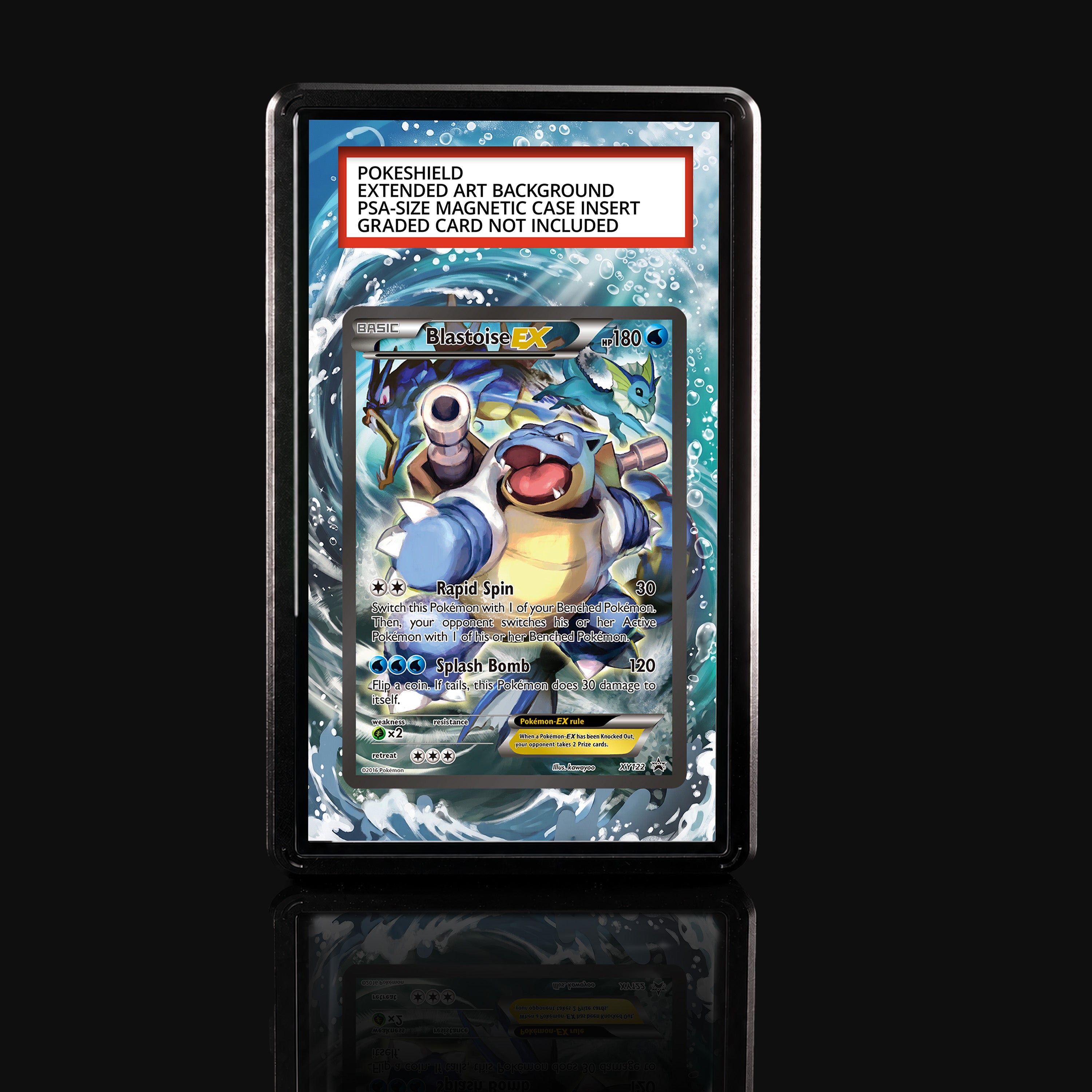 Blastoise ex XY122 Extended Art Display