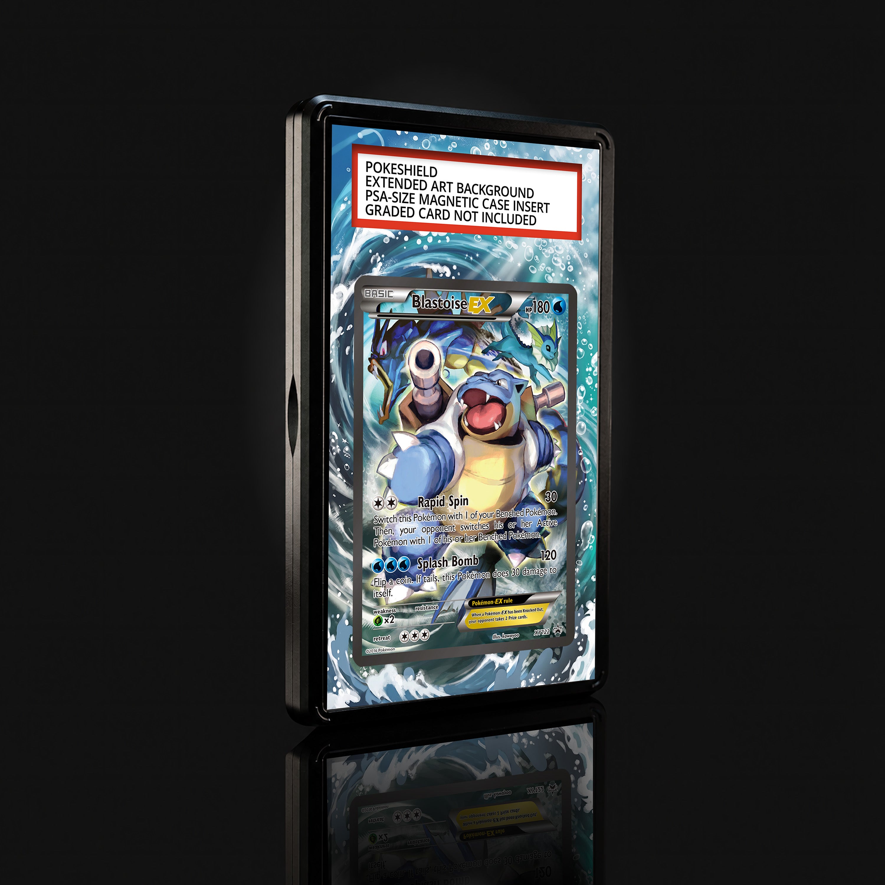Blastoise ex XY122 Extended Art Display