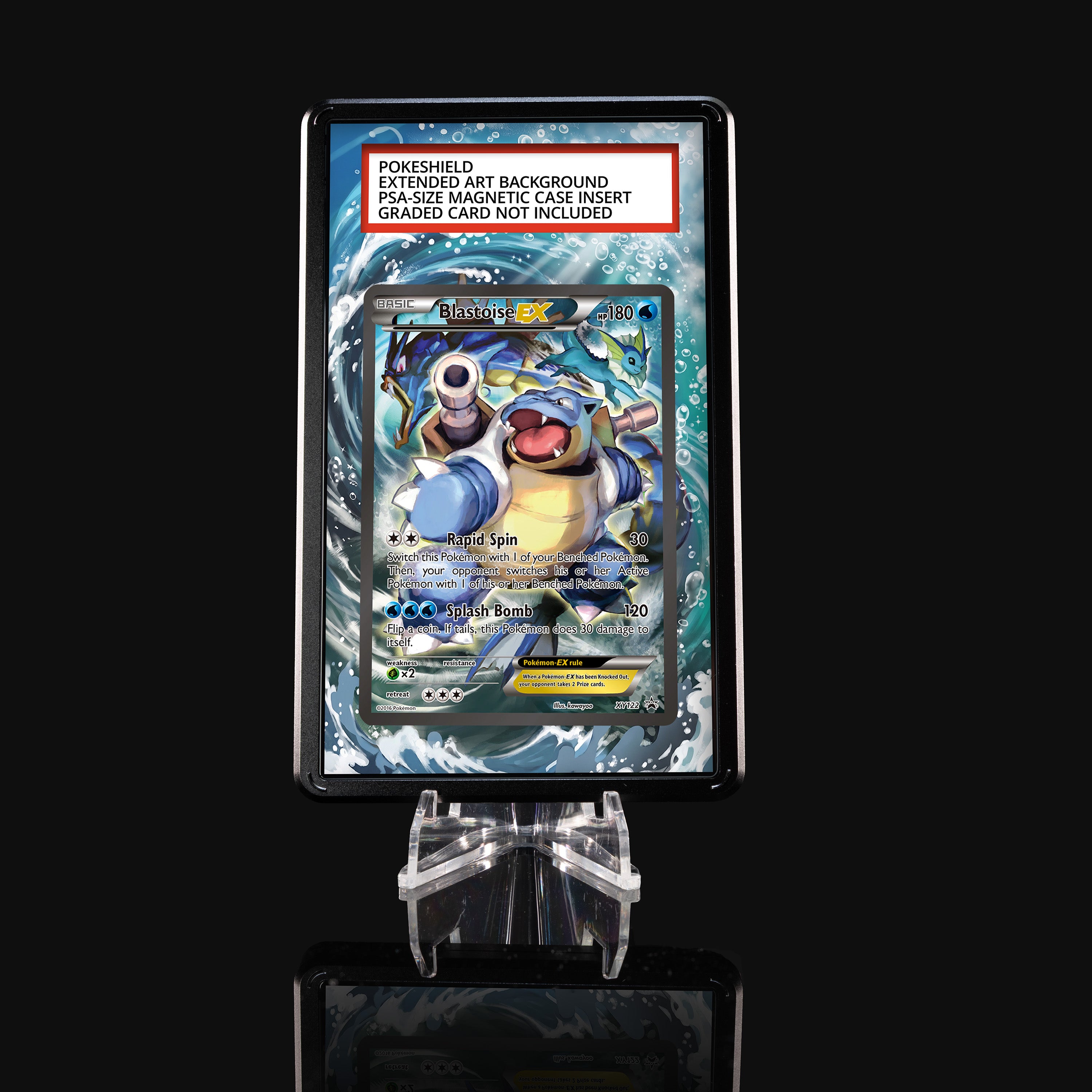 Blastoise ex XY122 Extended Art Display