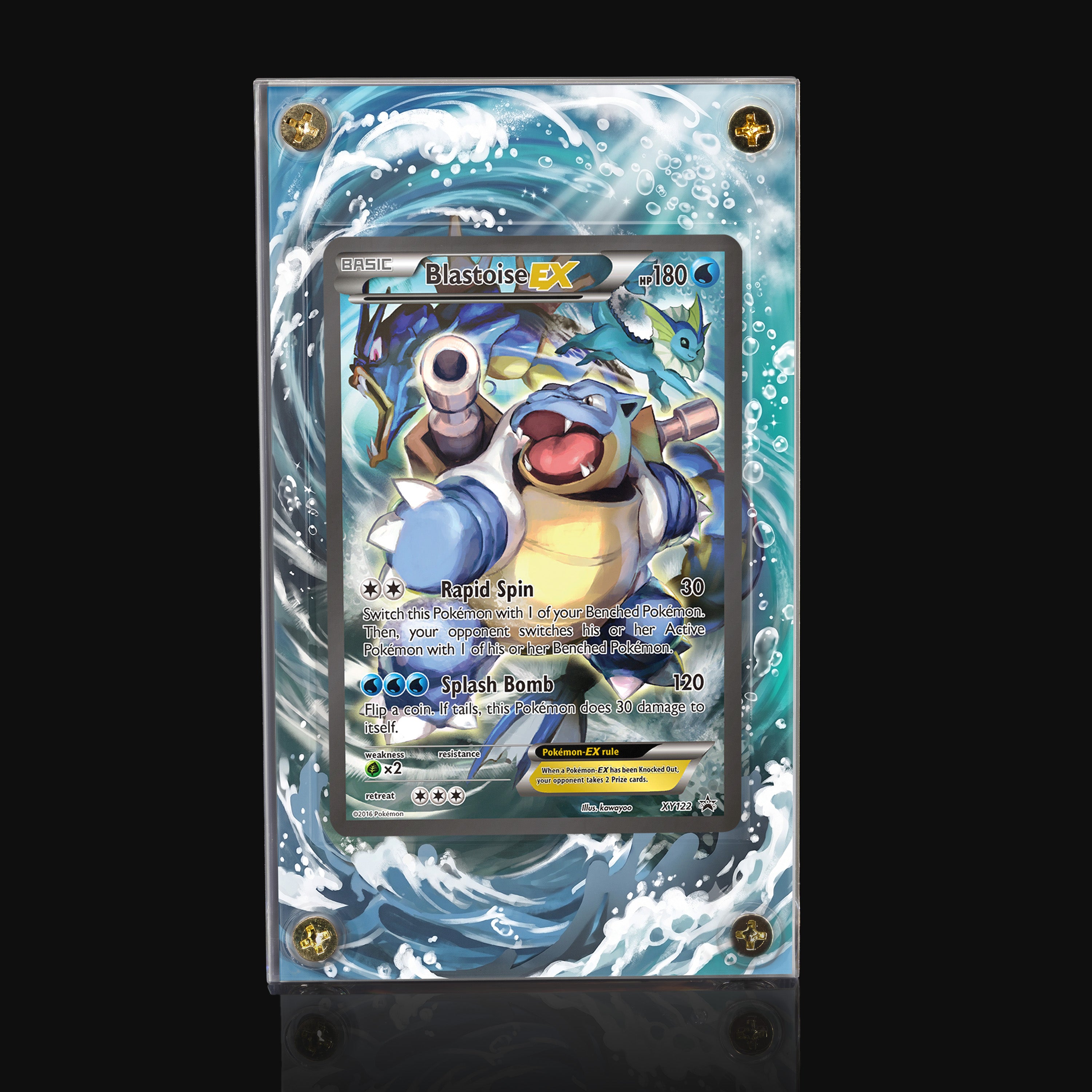 Blastoise ex XY122 Extended Art Display