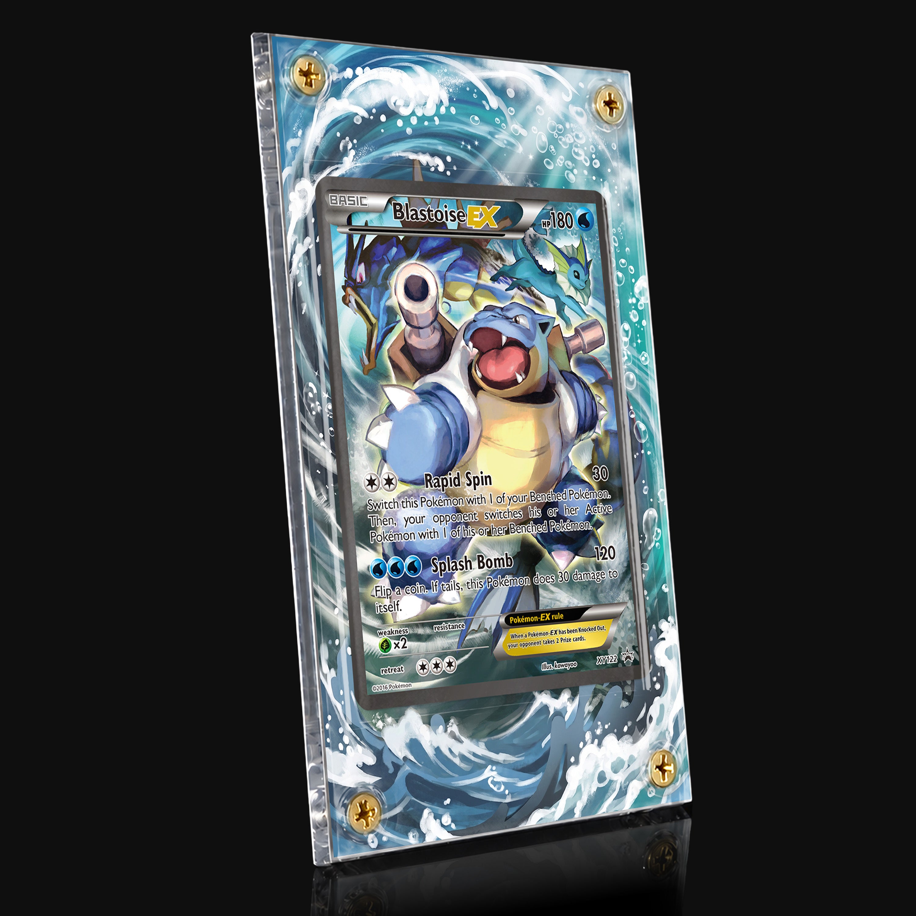 Blastoise ex XY122 Extended Art Display