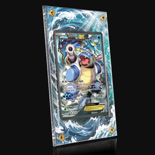 Blastoise ex XY122 Extended Art Display