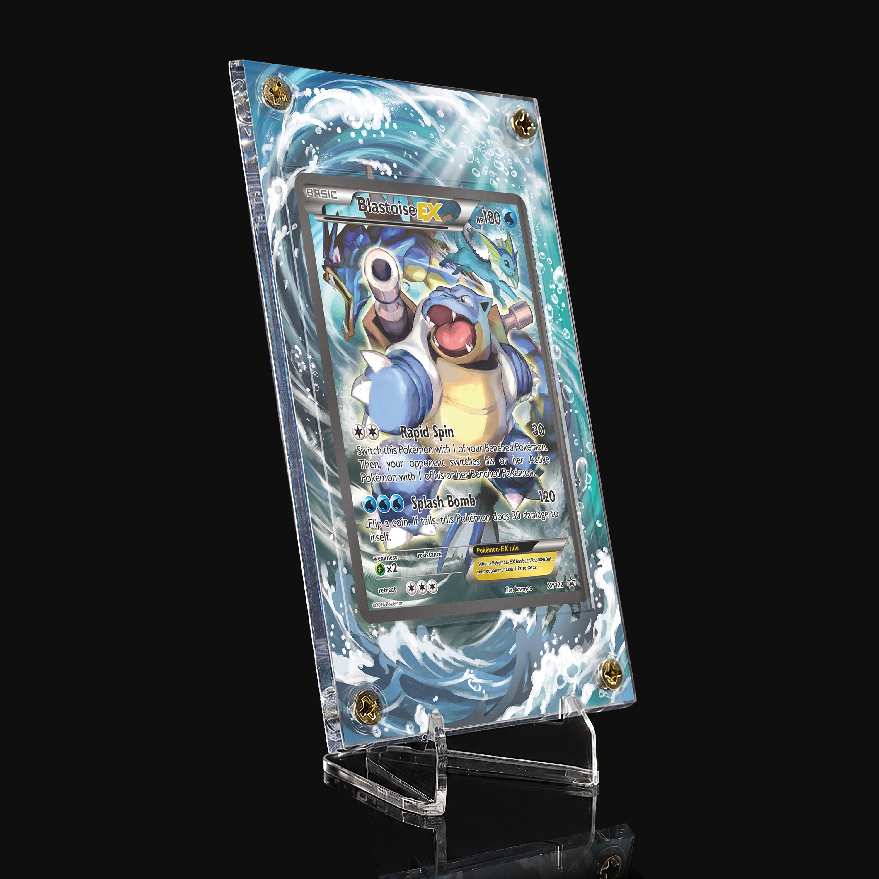 Blastoise ex XY122 Extended Art Display