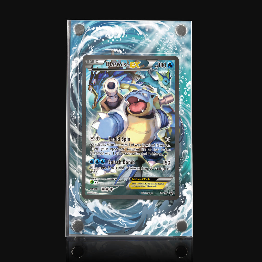 Blastoise ex XY122 Extended Art Display