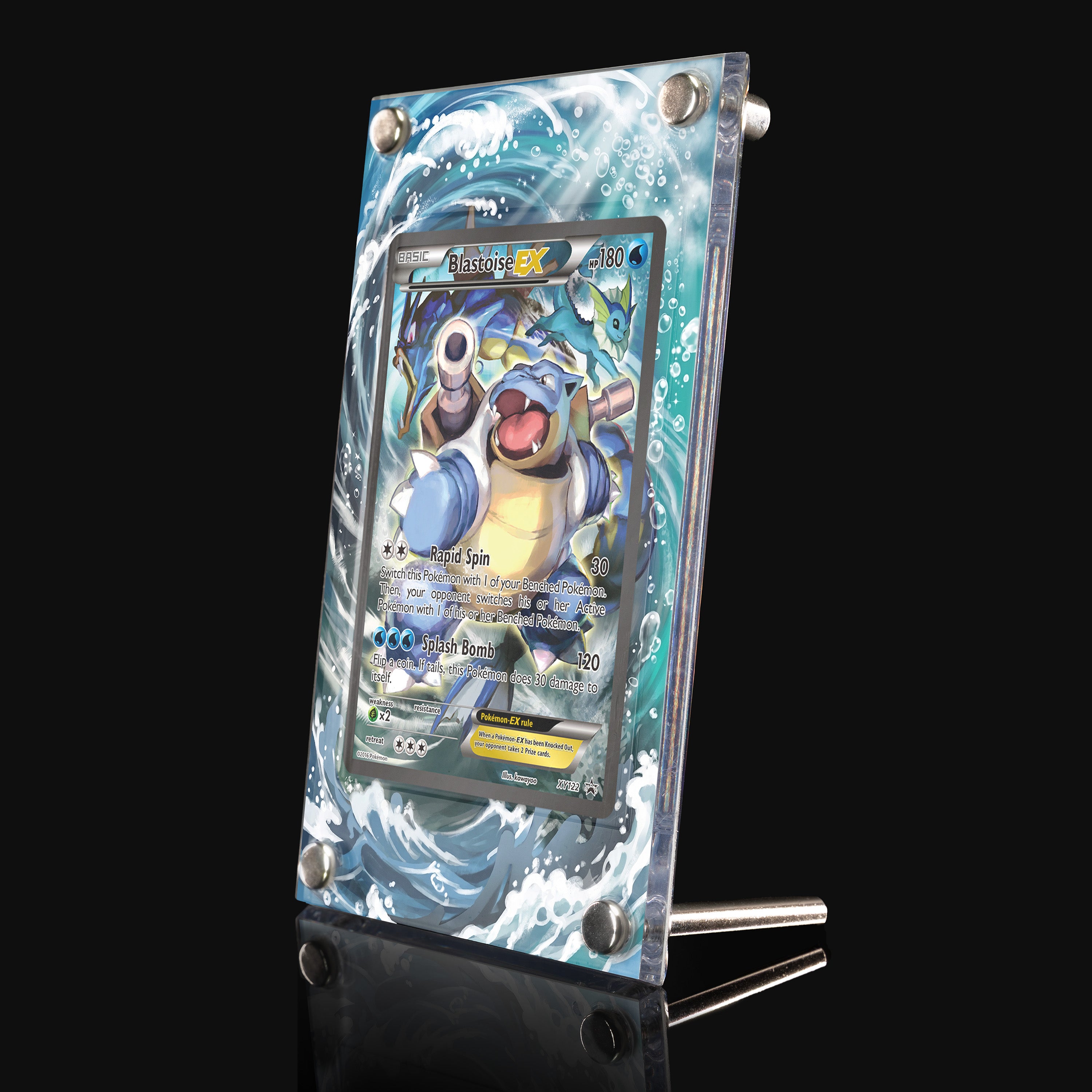 Blastoise ex XY122 Extended Art Display