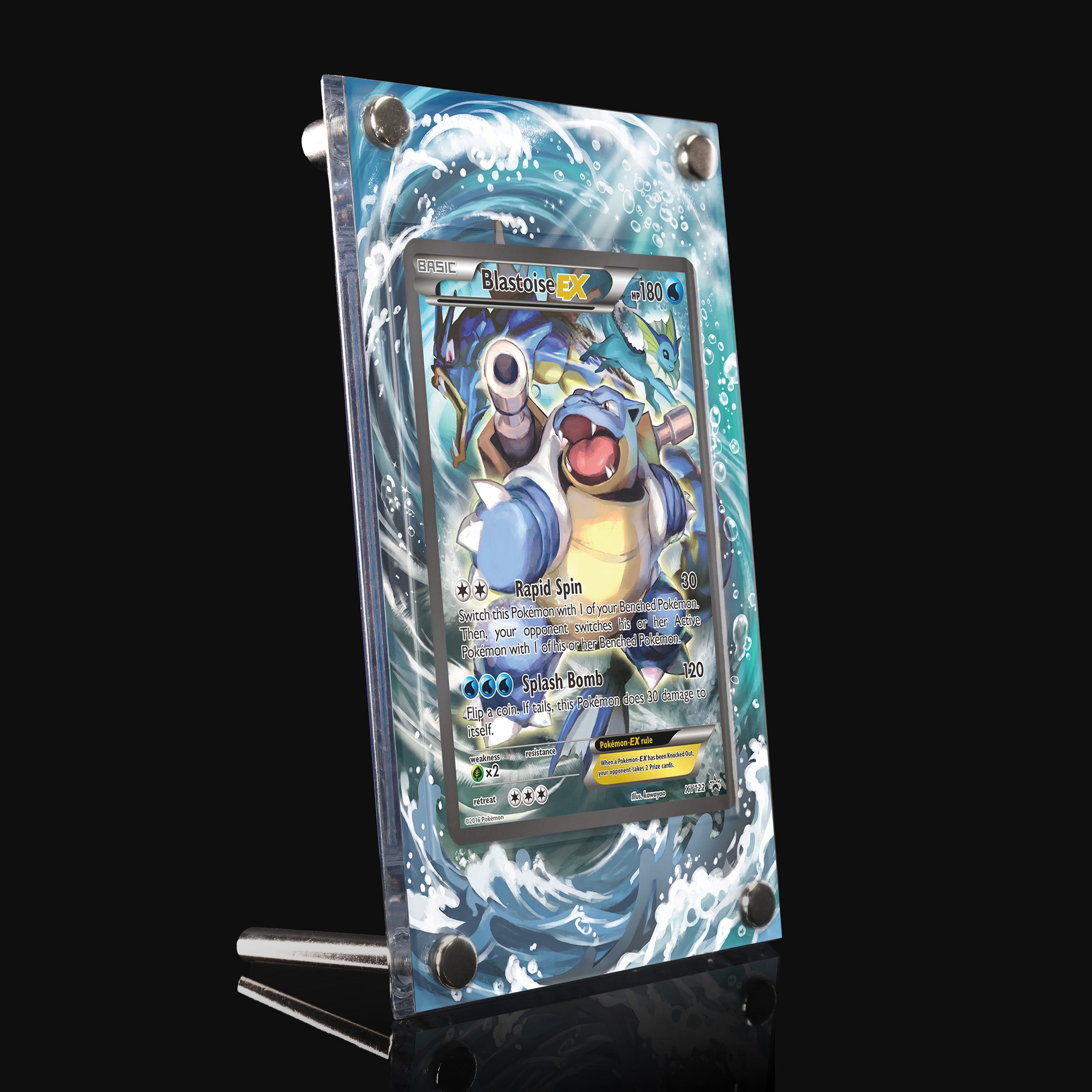 Blastoise ex XY122 Extended Art Display