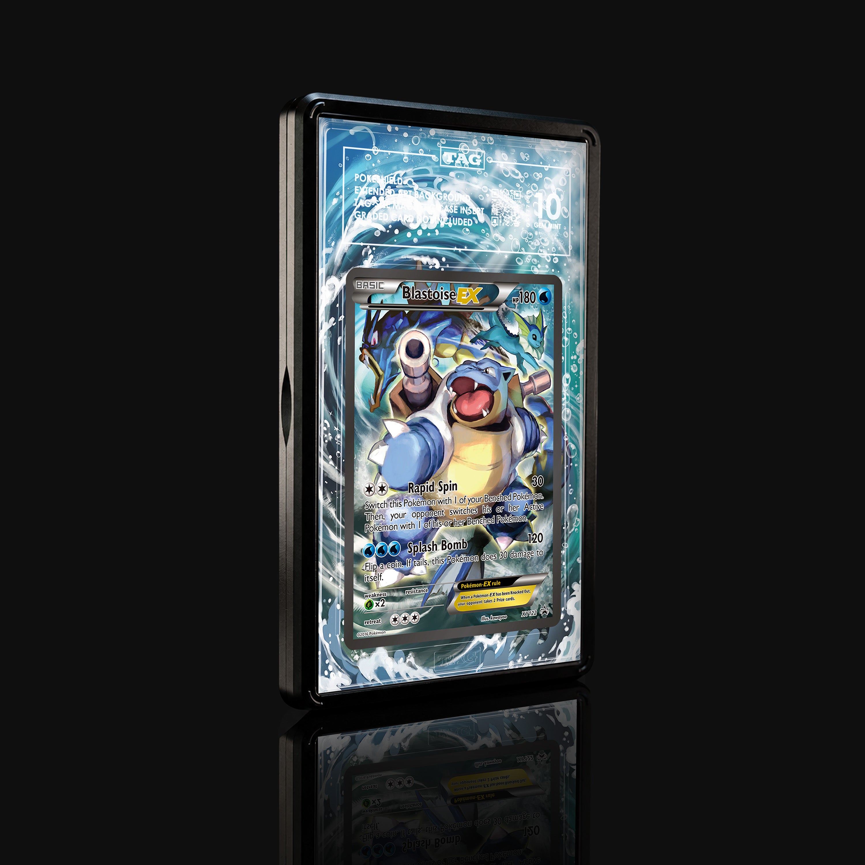 Blastoise ex XY122 Extended Art Display