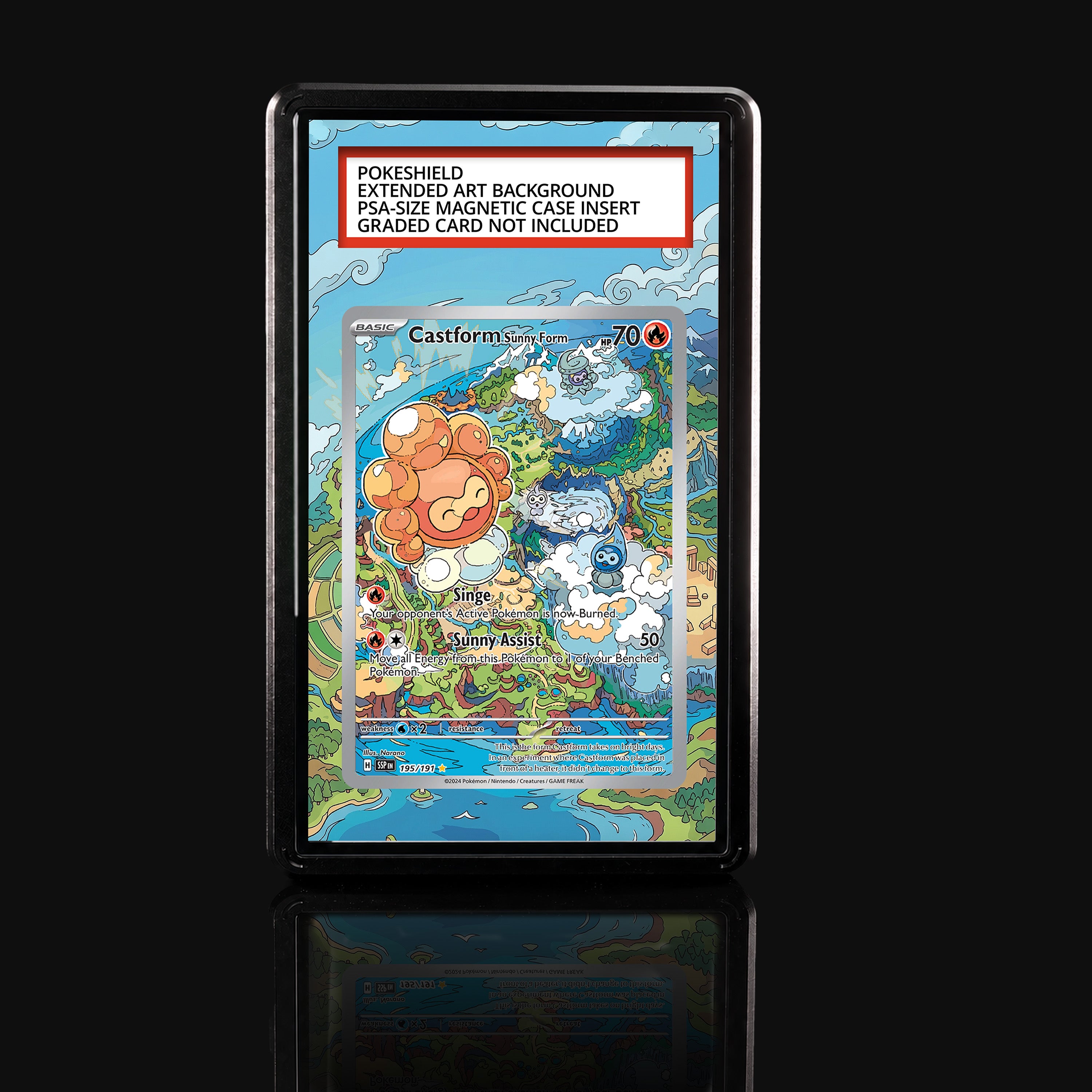 Castform Sunny Form 195 Extended Art Display