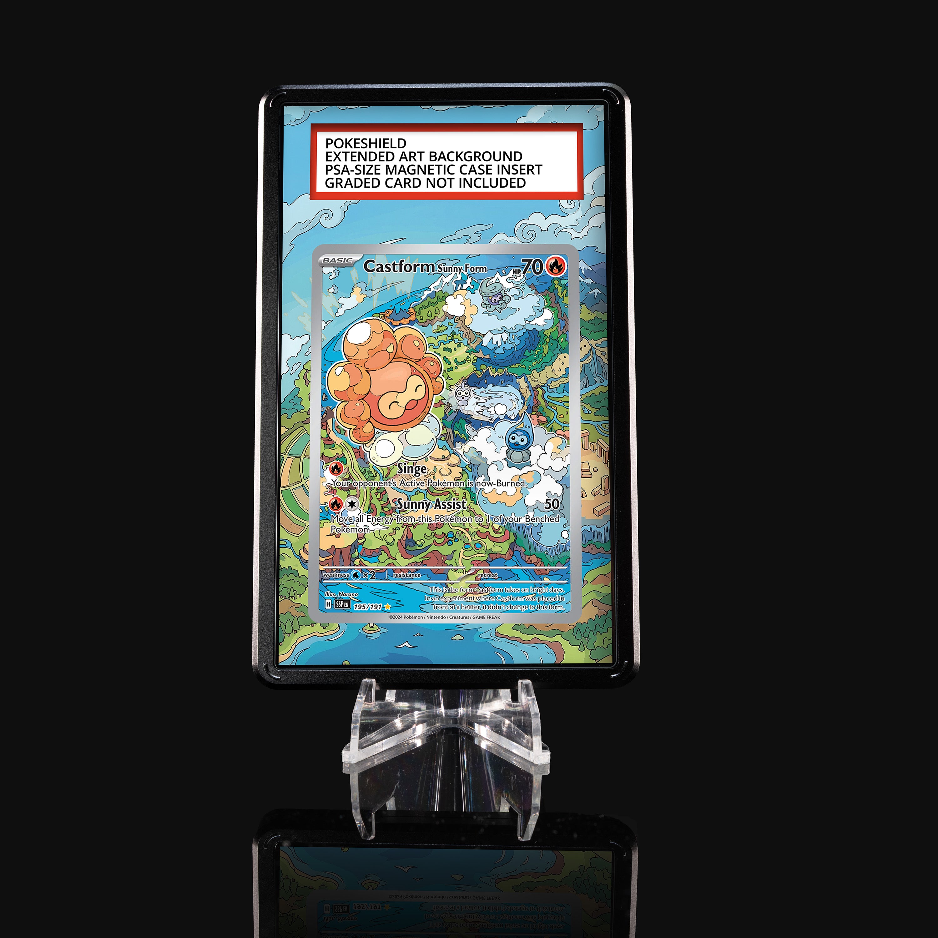 Castform Sunny Form 195 Extended Art Display