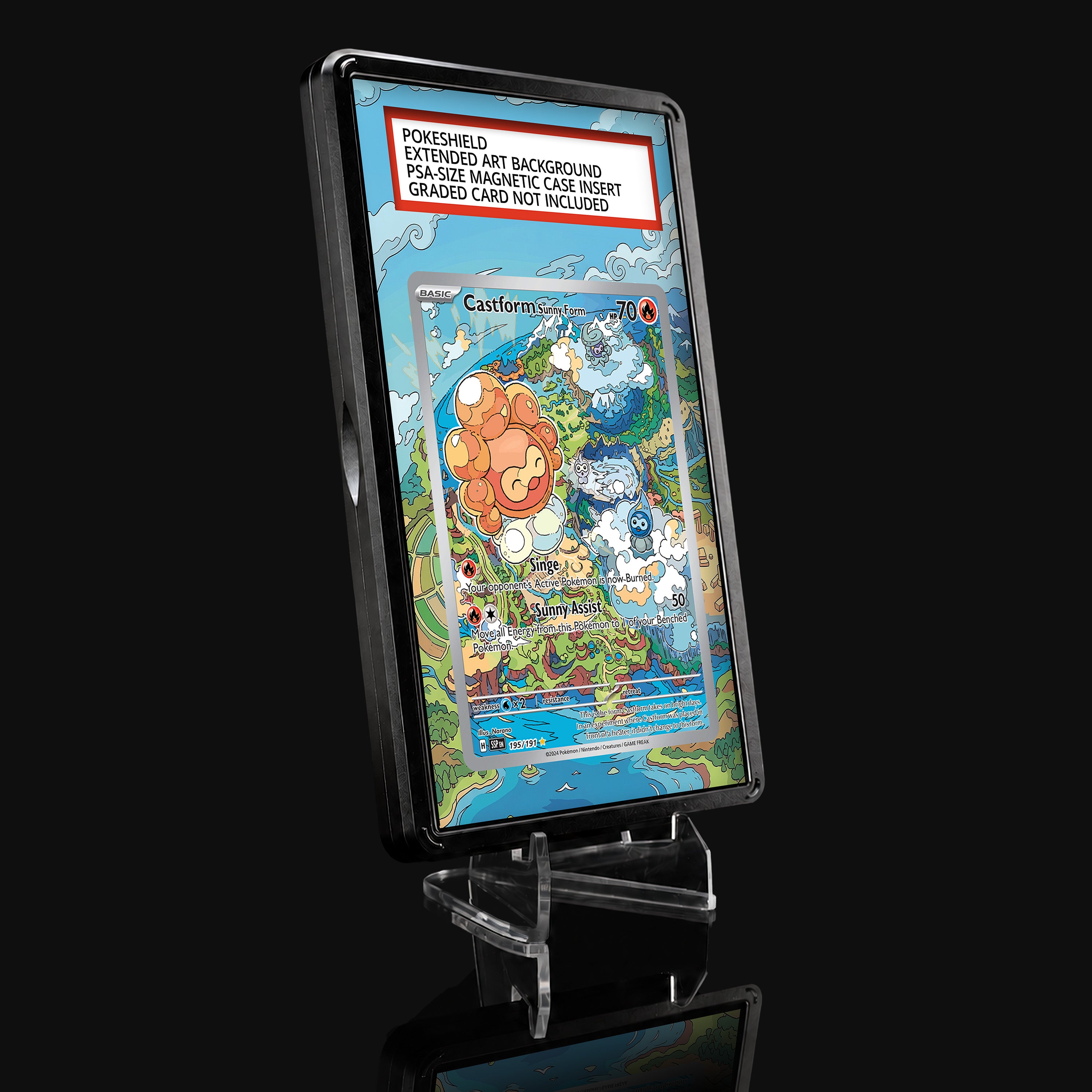 Castform Sunny Form 195 Extended Art Display
