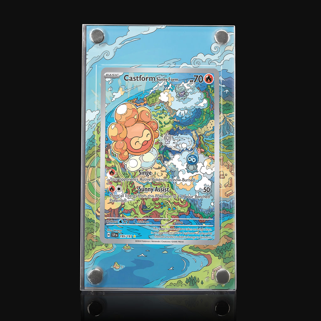 Castform Sunny Form 195 Extended Art Display