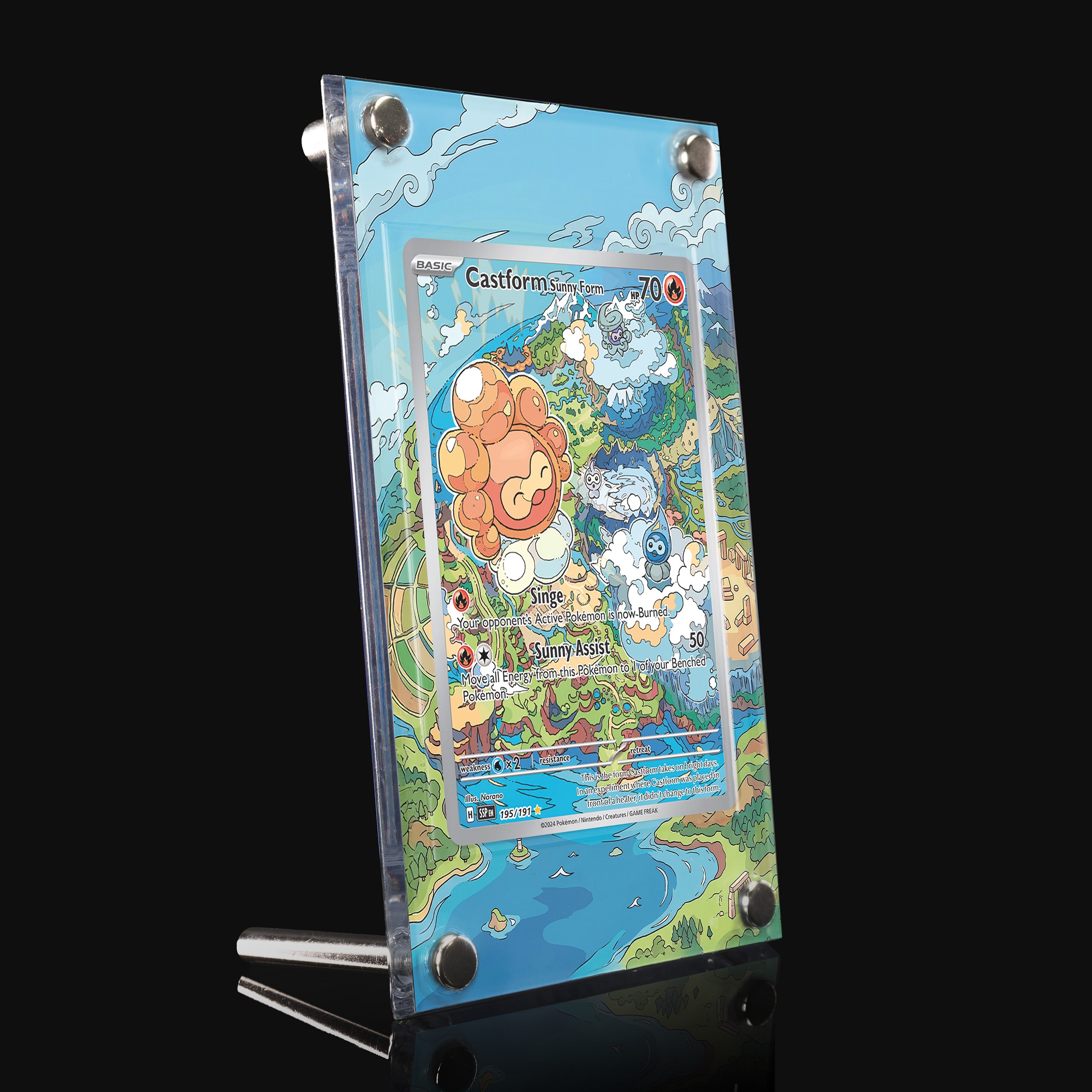 Castform Sunny Form 195 Extended Art Display