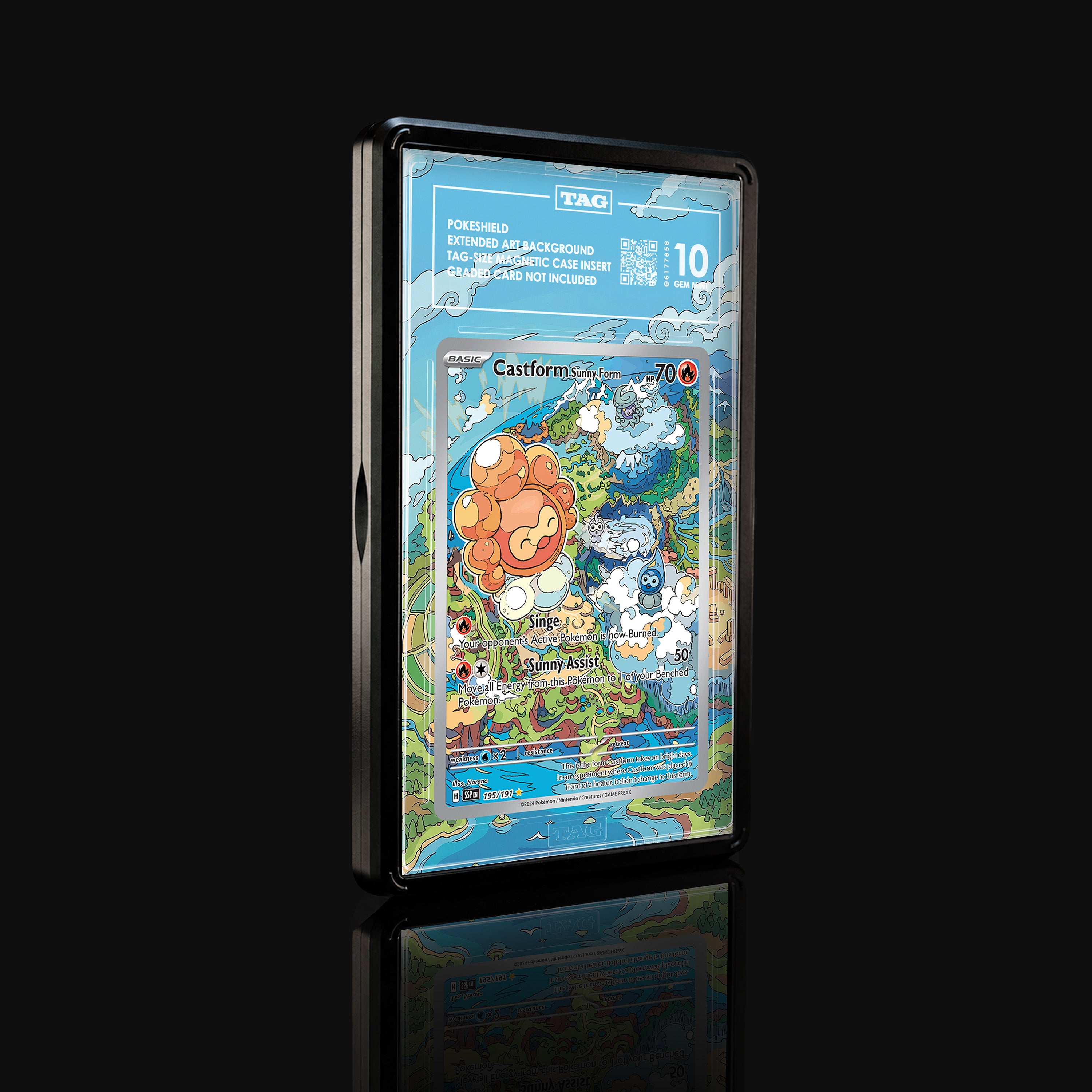 Castform Sunny Form 195 Extended Art Display