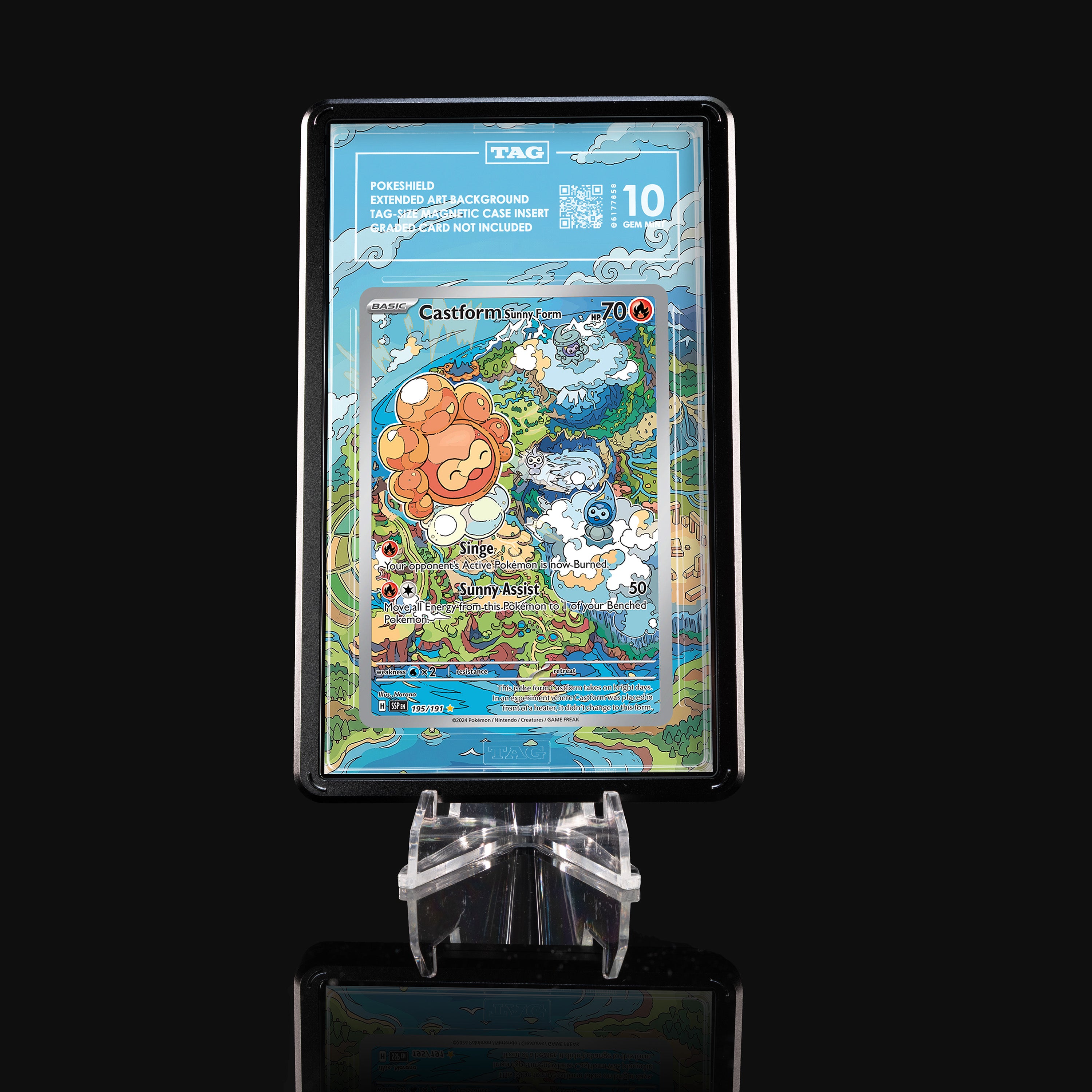 Castform Sunny Form 195 Extended Art Display