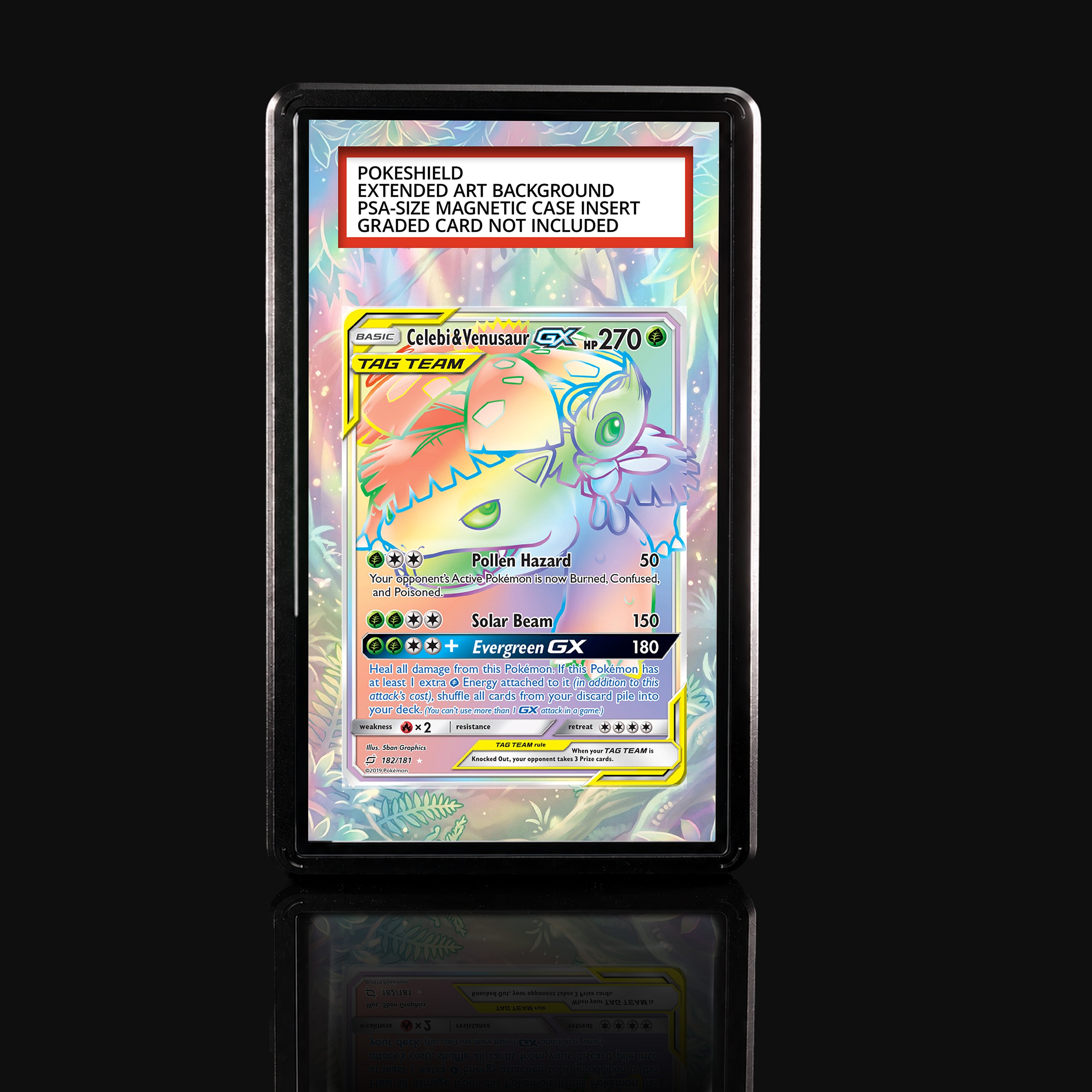 Celebi & Venusaur GX 182 Extended Art Display