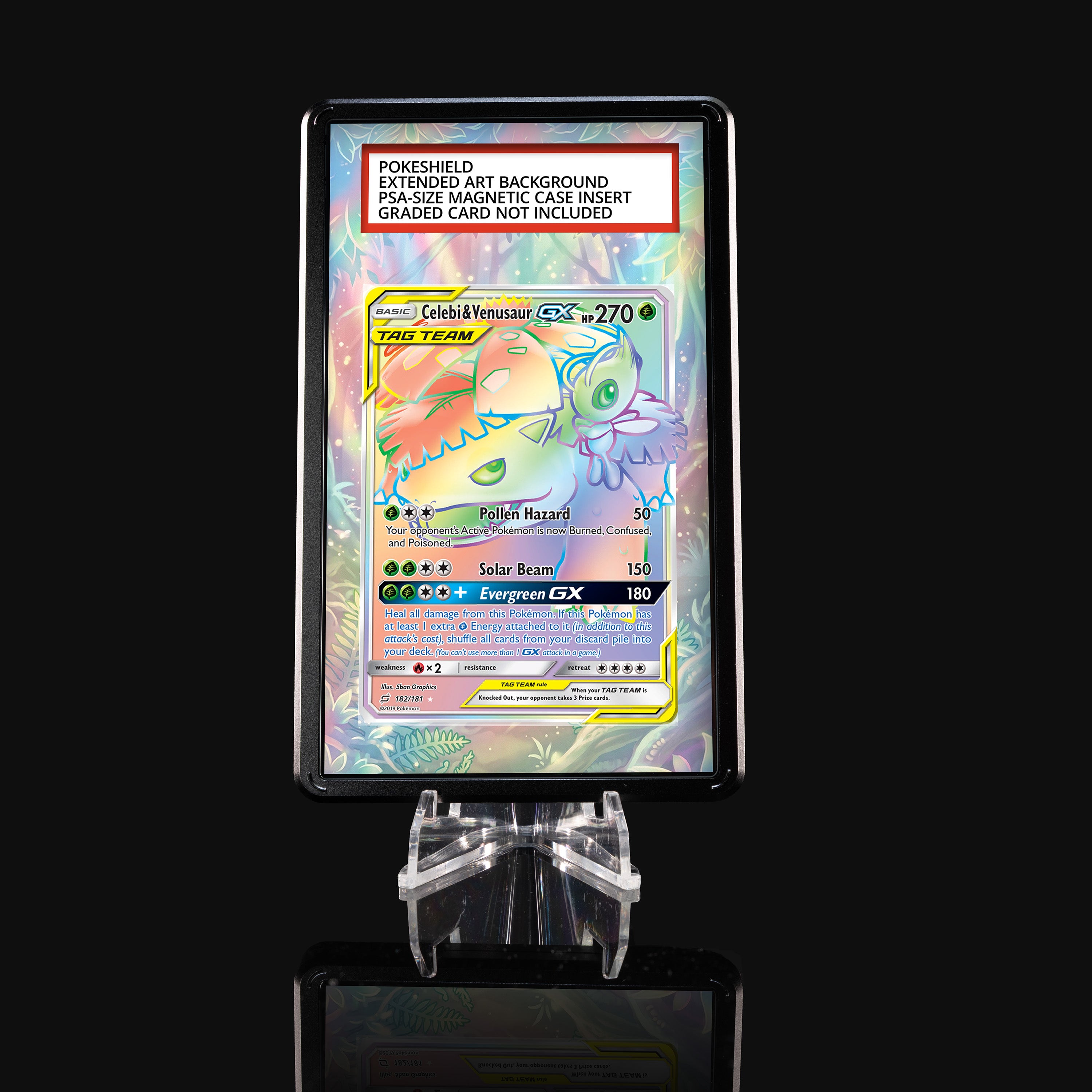 Celebi & Venusaur GX 182 Extended Art Display