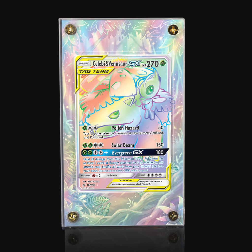 Celebi & Venusaur GX 182 Extended Art Display