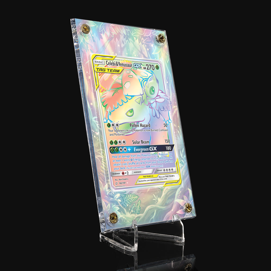 Celebi & Venusaur GX 182 Extended Art Display