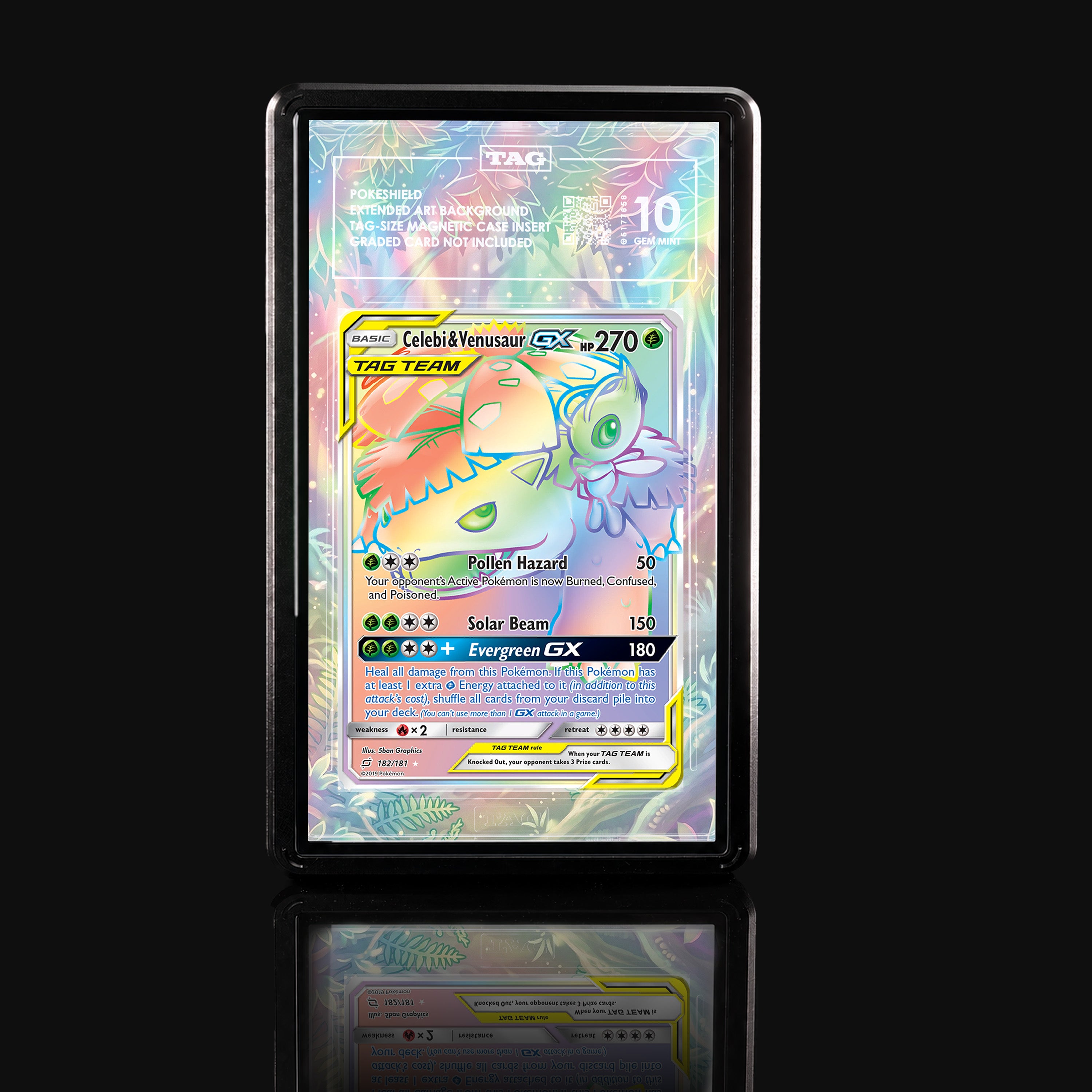 Celebi & Venusaur GX 182 Extended Art Display