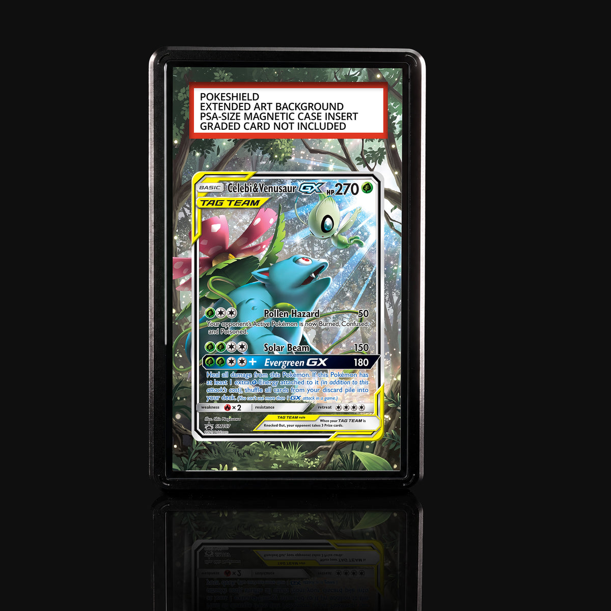 Celebi & Venusaur GX SM167 Extended Art Display