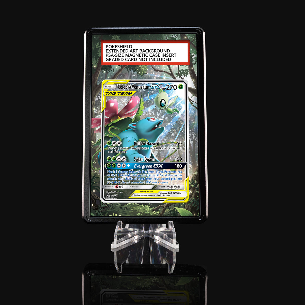 Celebi & Venusaur GX SM167 Extended Art Display