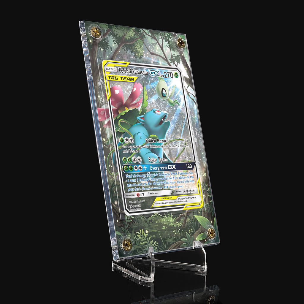 Celebi & Venusaur GX SM167 Extended Art Display