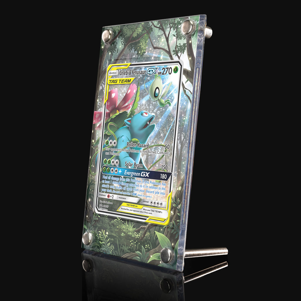 Celebi & Venusaur GX SM167 Extended Art Display