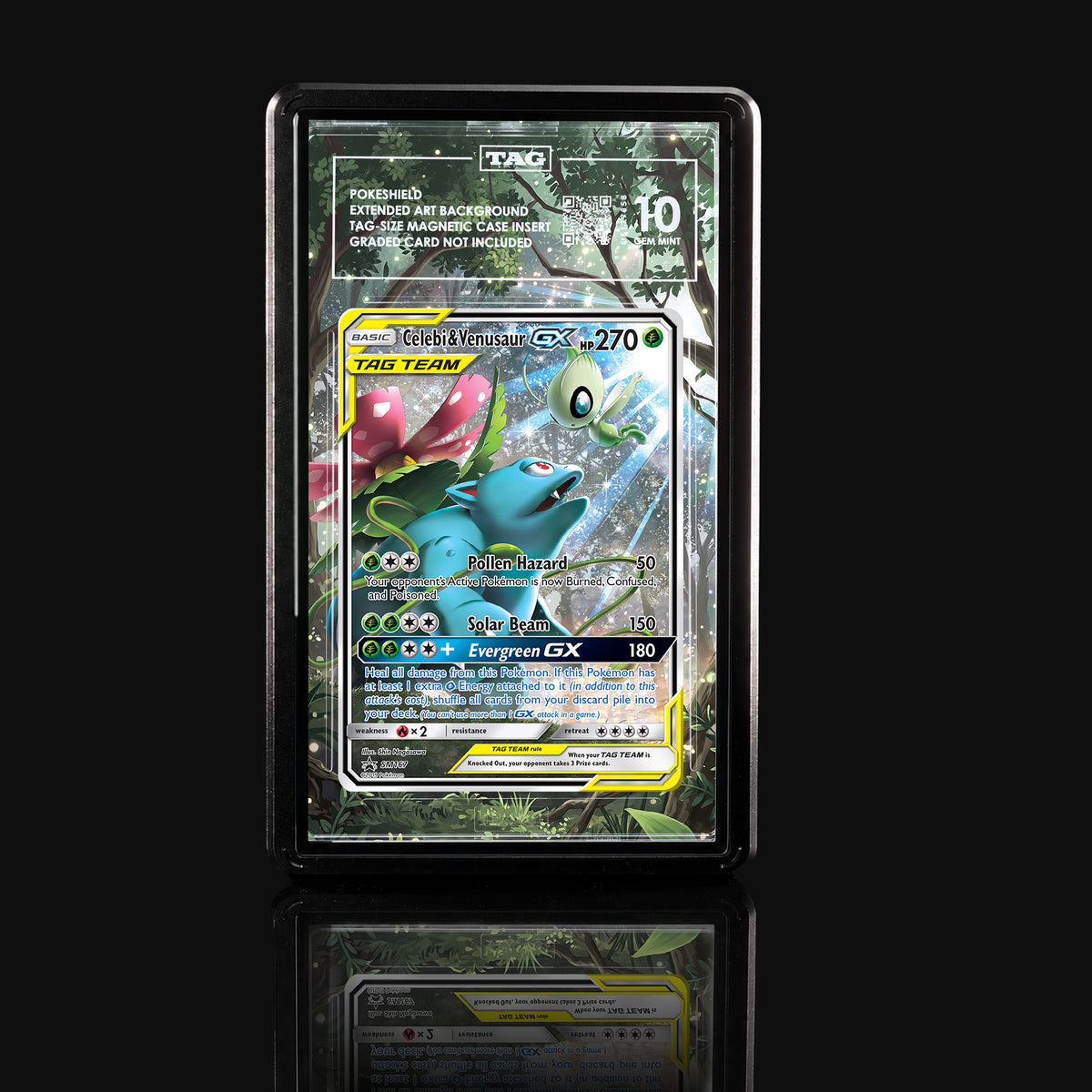 Celebi & Venusaur GX SM167 Extended Art Display