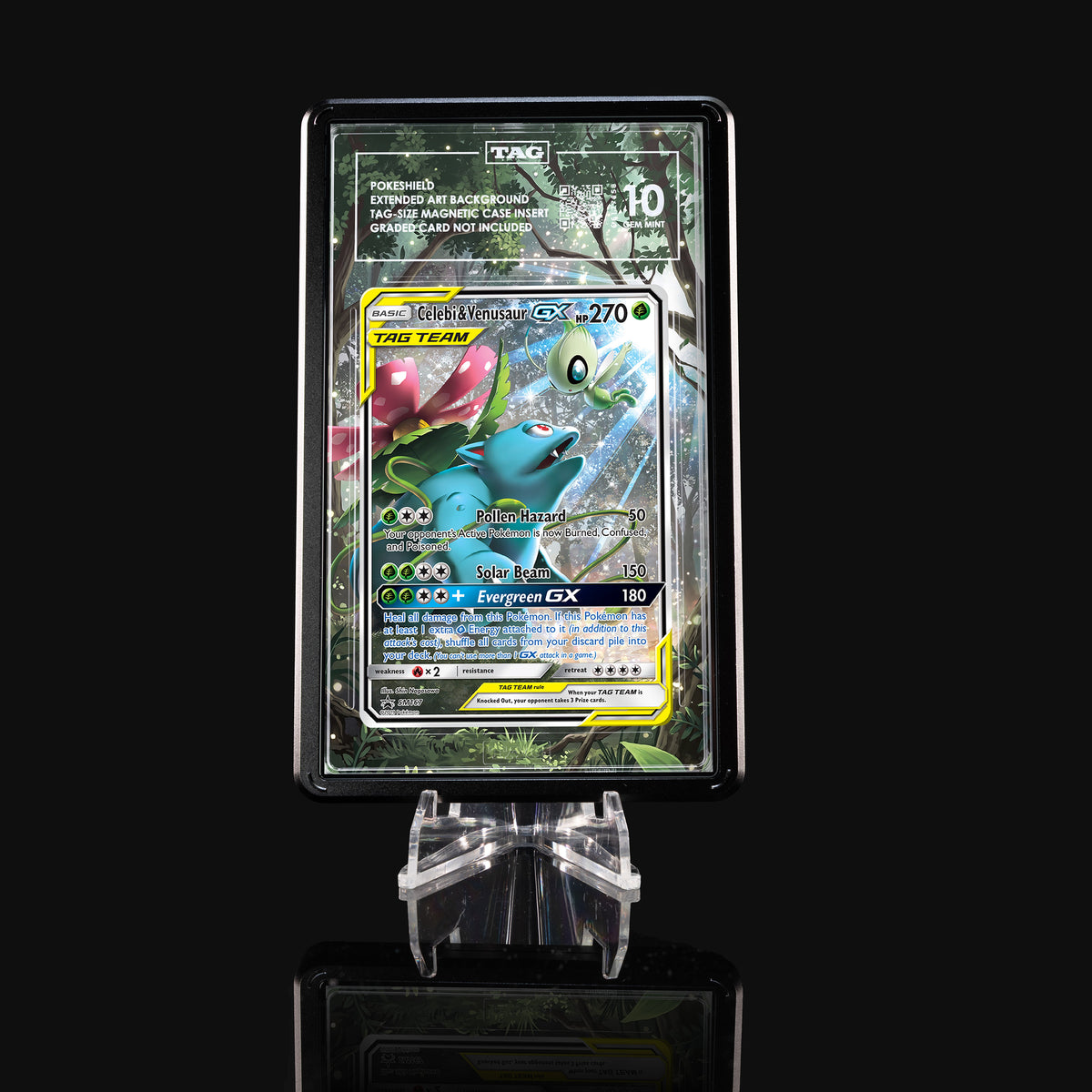Celebi & Venusaur GX SM167 Extended Art Display