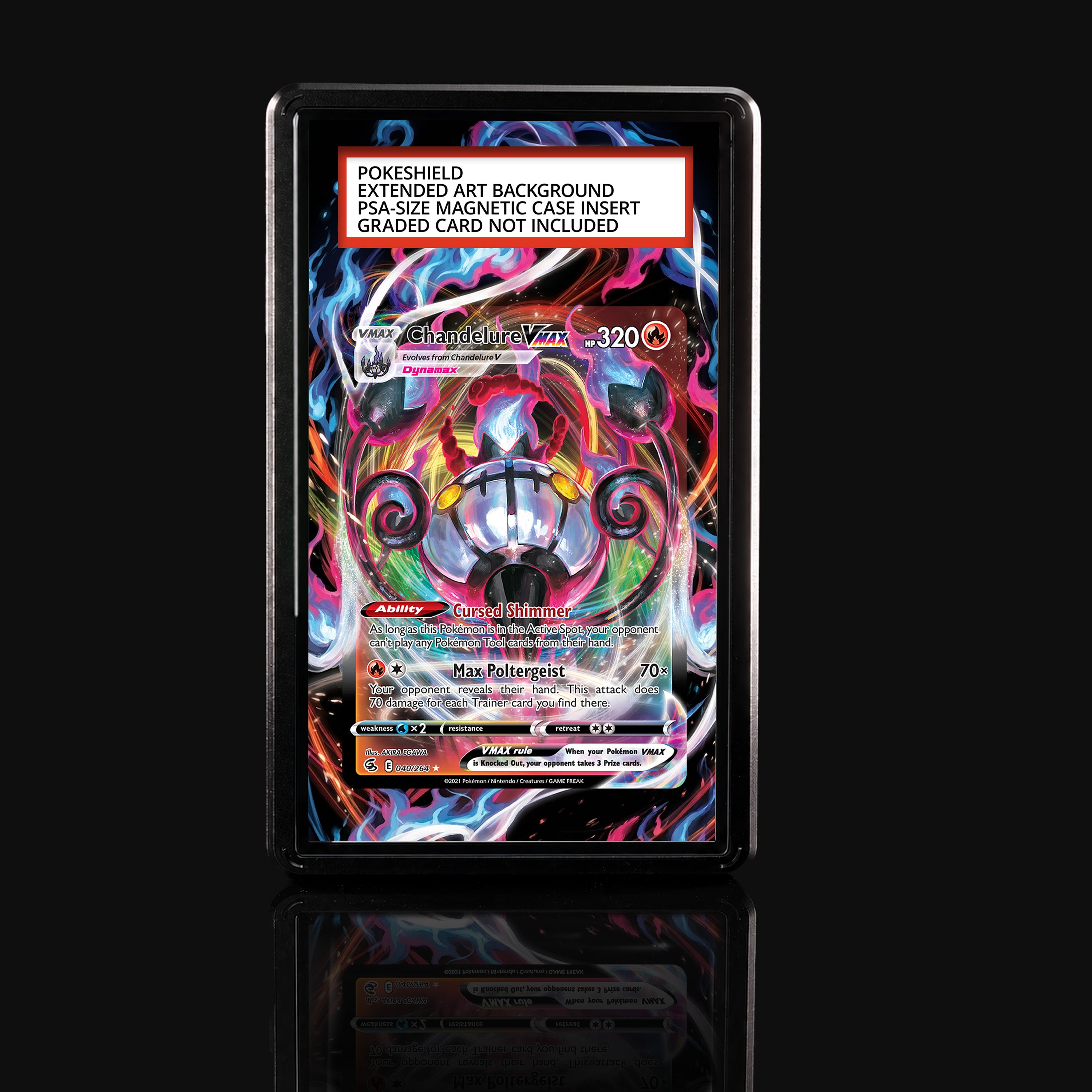 Chandelure VMAX 040 Extended Art Display