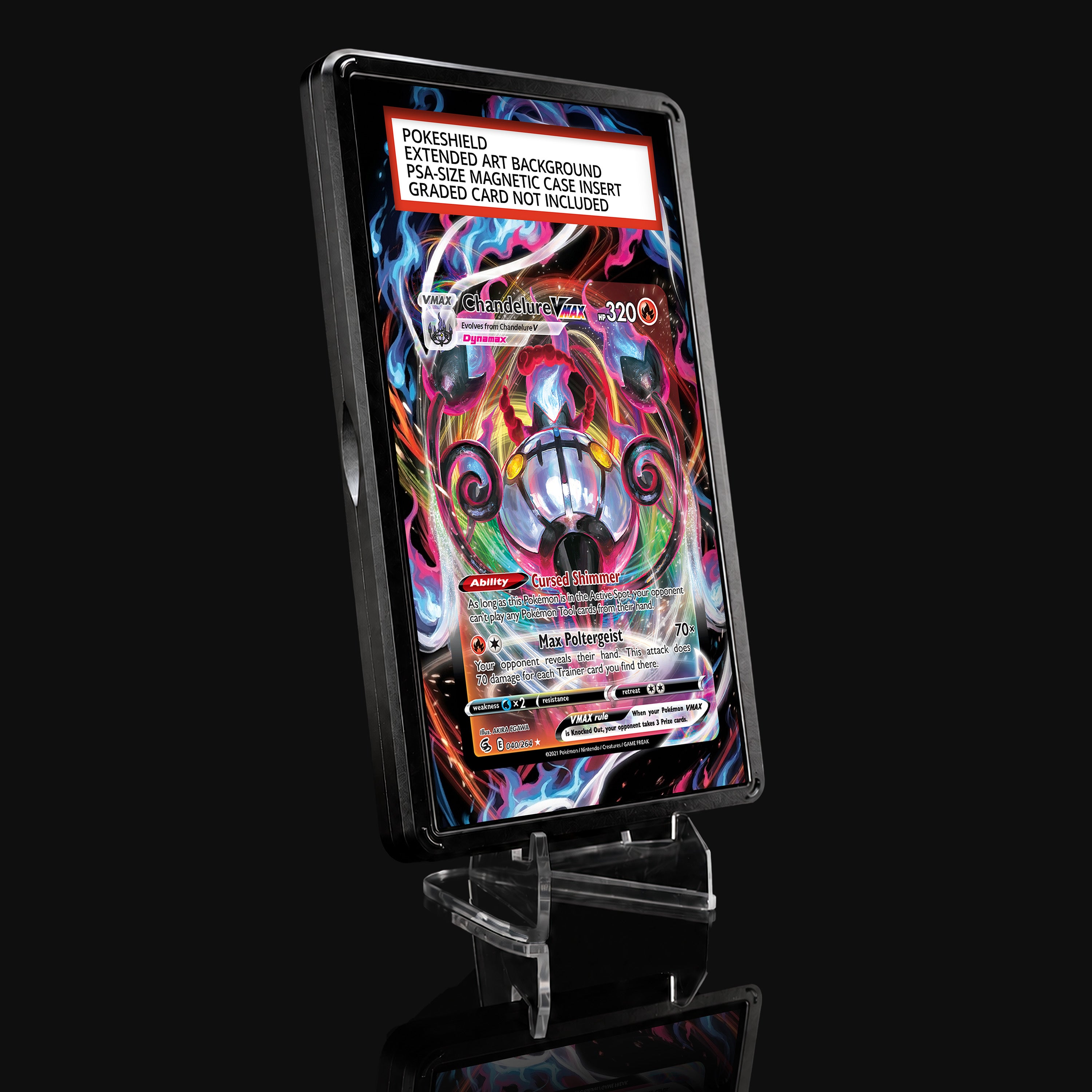 Chandelure VMAX 040 Extended Art Display