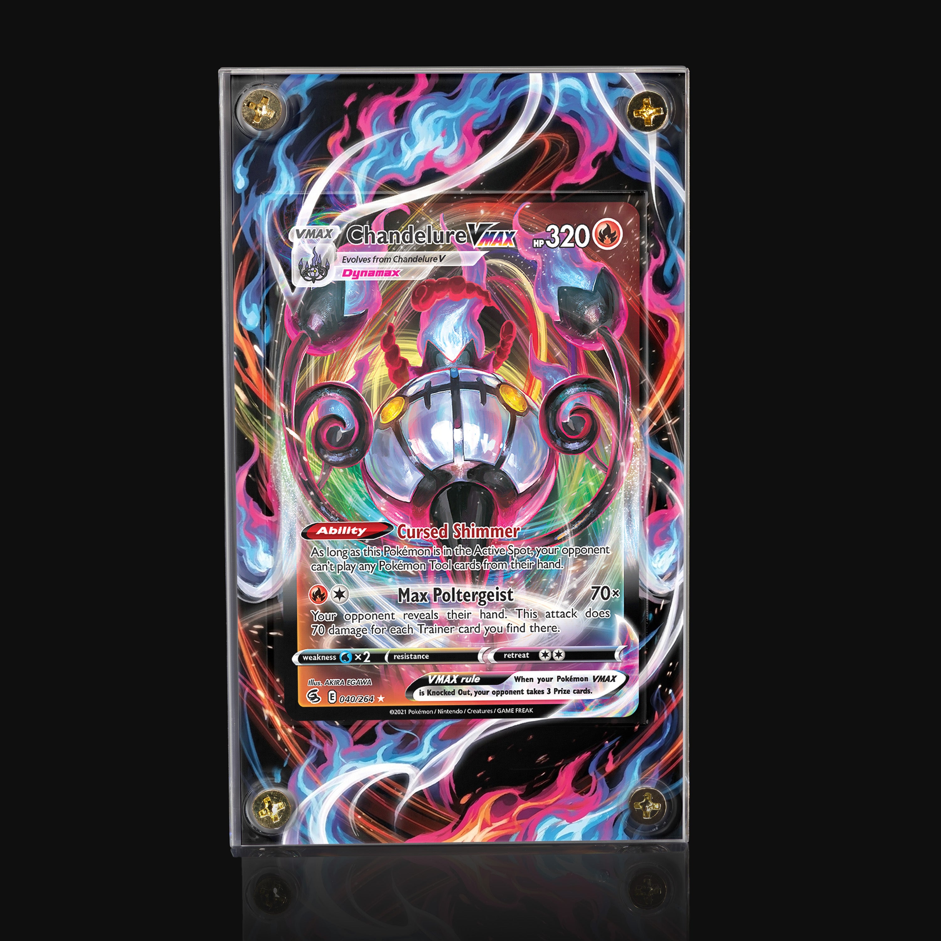 Chandelure VMAX 040 Extended Art Display