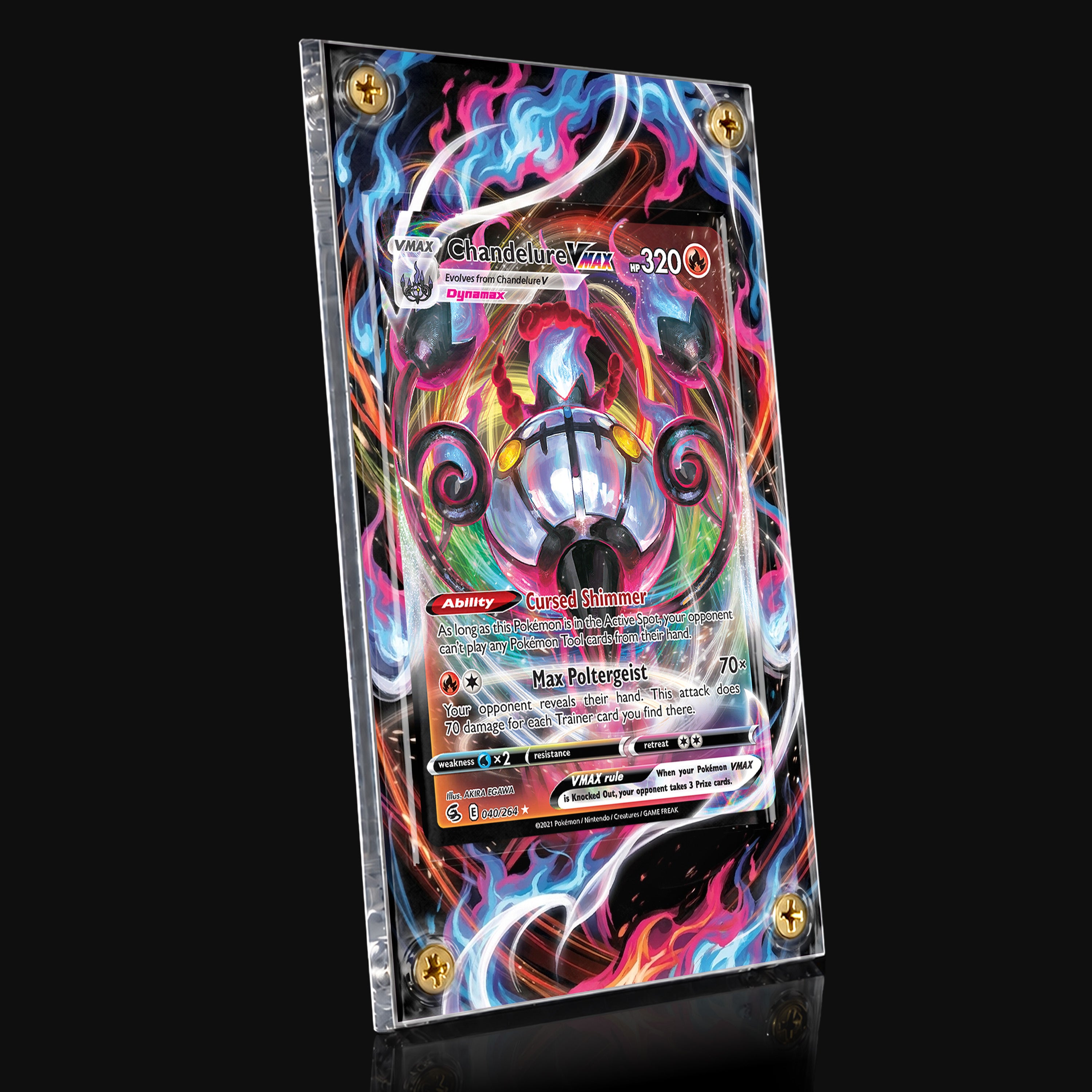 Chandelure VMAX 040 Extended Art Display