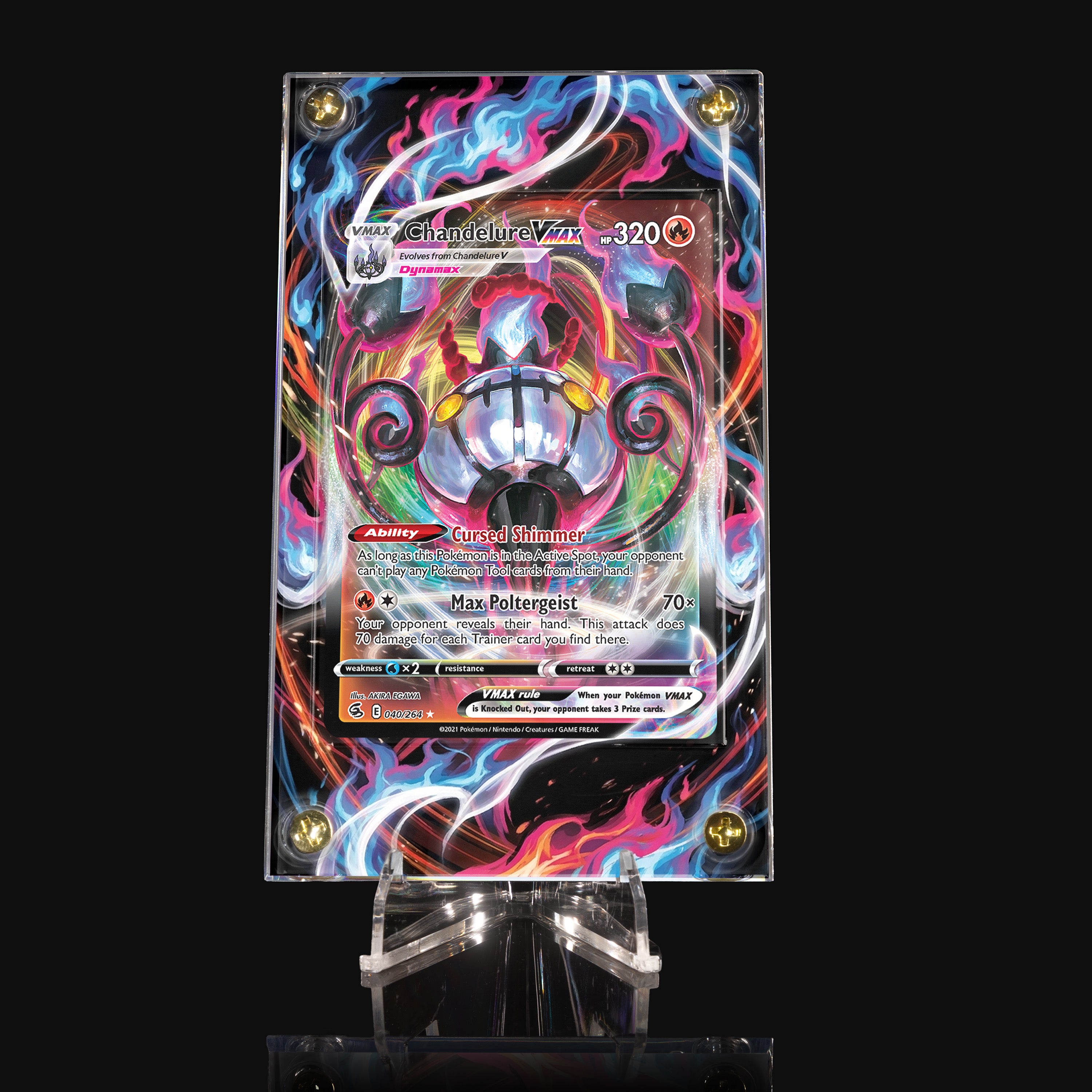 Chandelure VMAX 040 Extended Art Display