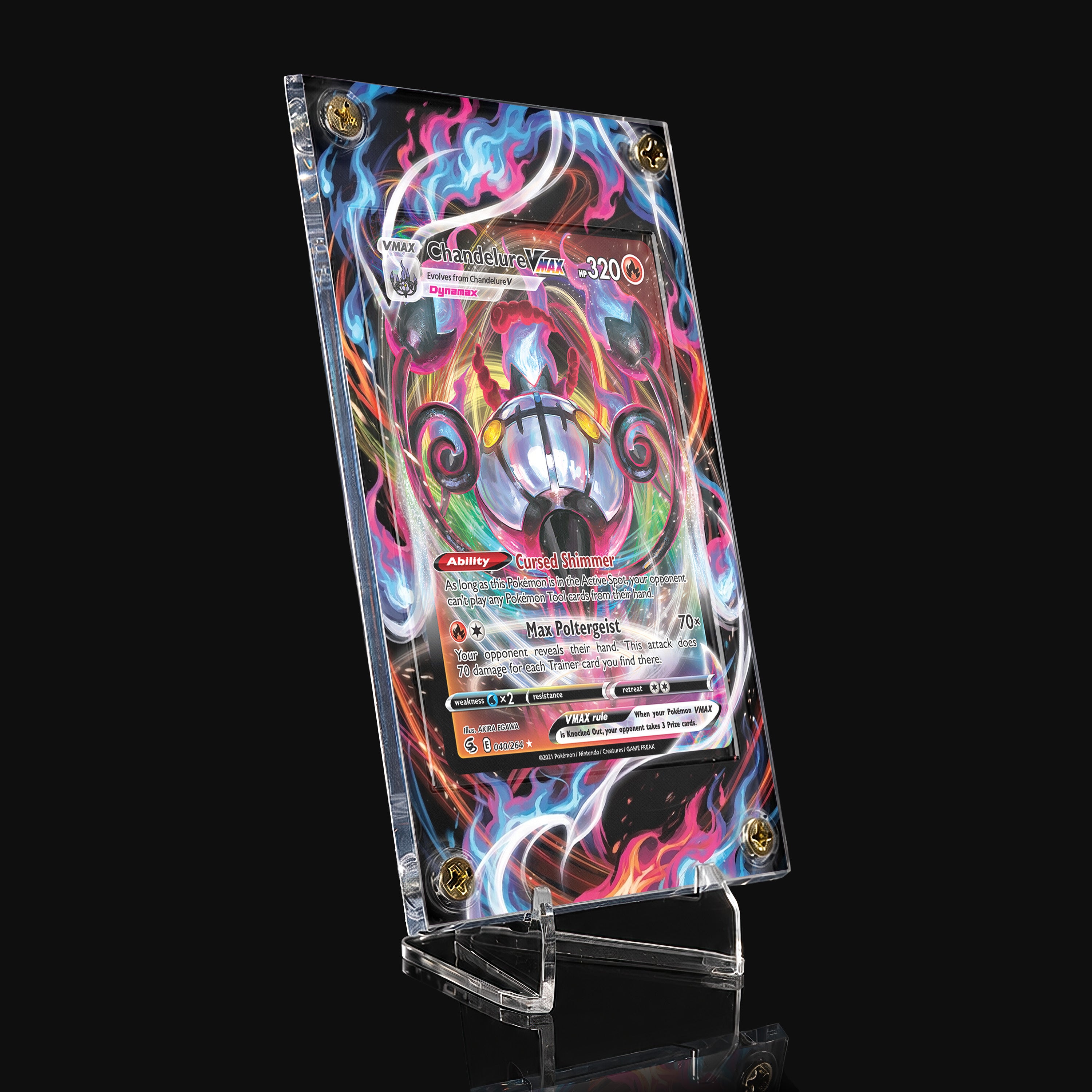 Chandelure VMAX 040 Extended Art Display