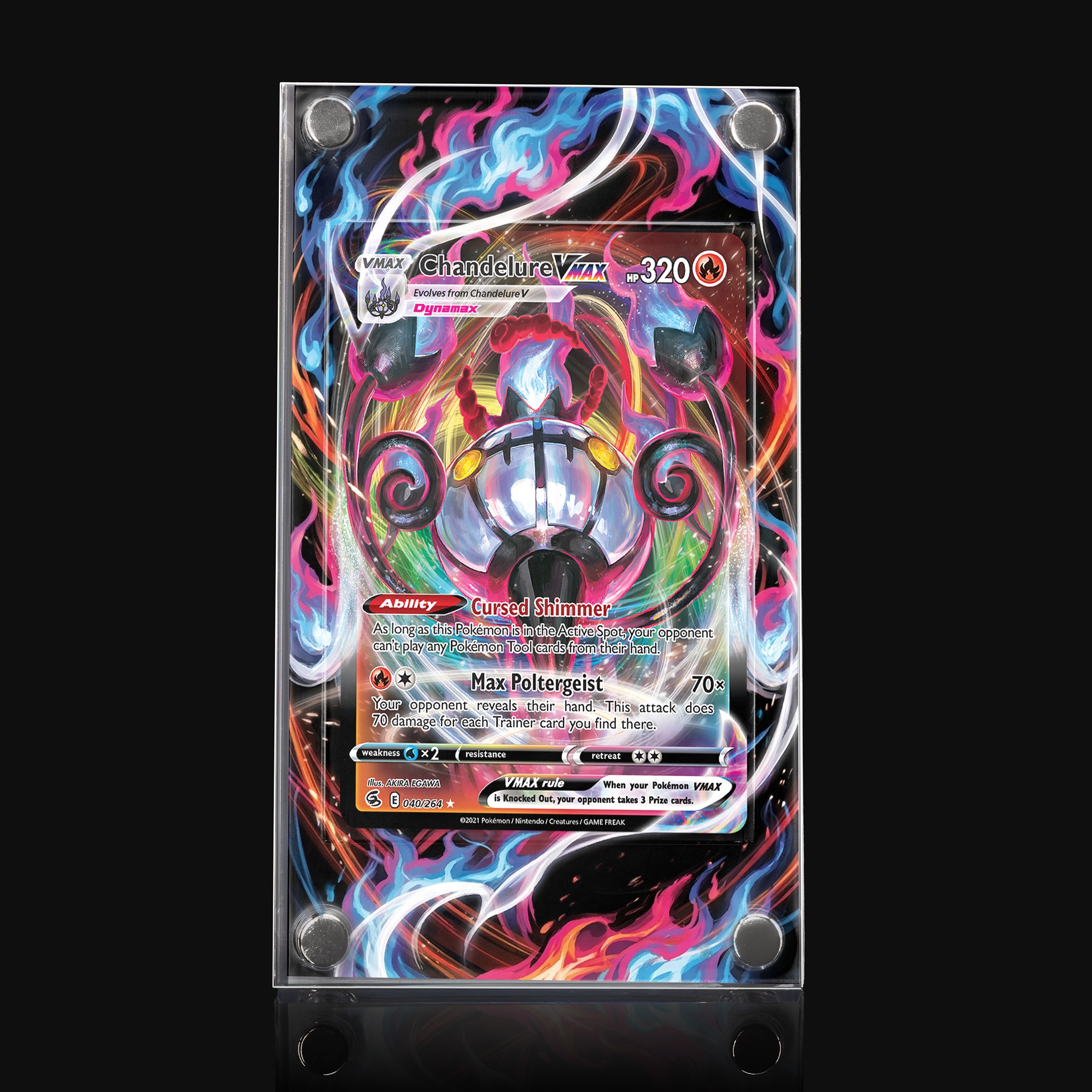 Chandelure VMAX 040 Extended Art Display